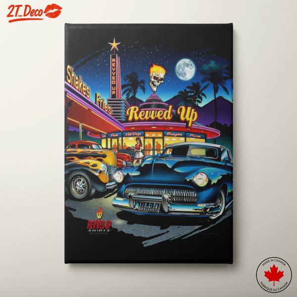 Vintage Cars at Retro Diner