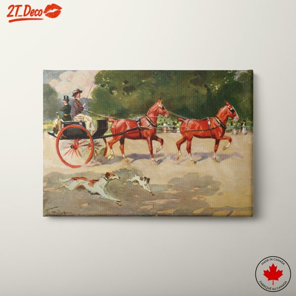 Dynamic Horses in Motion Artwork