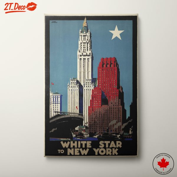 Vintage New York Cityscape Art