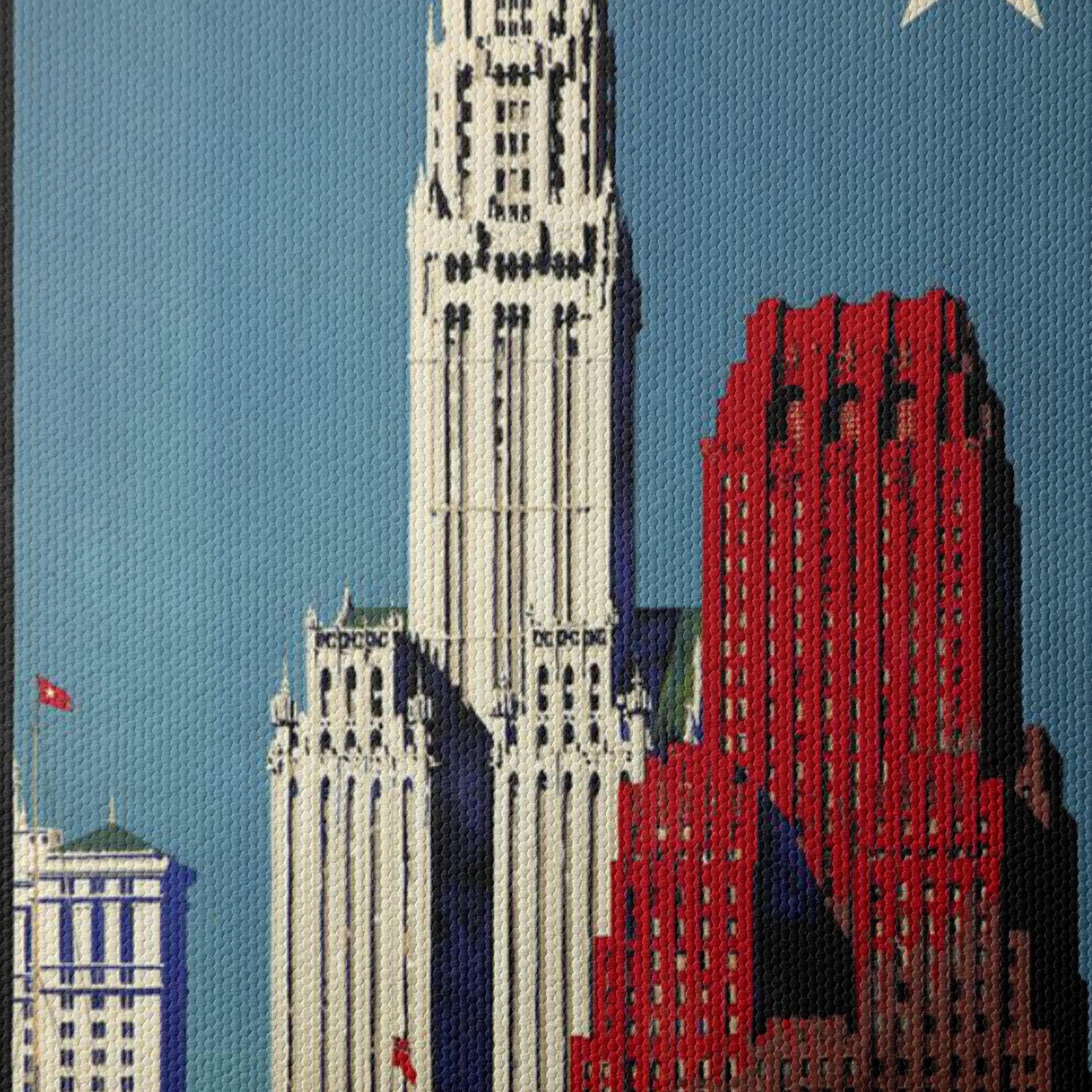 Vintage New York Cityscape Art - Image 4