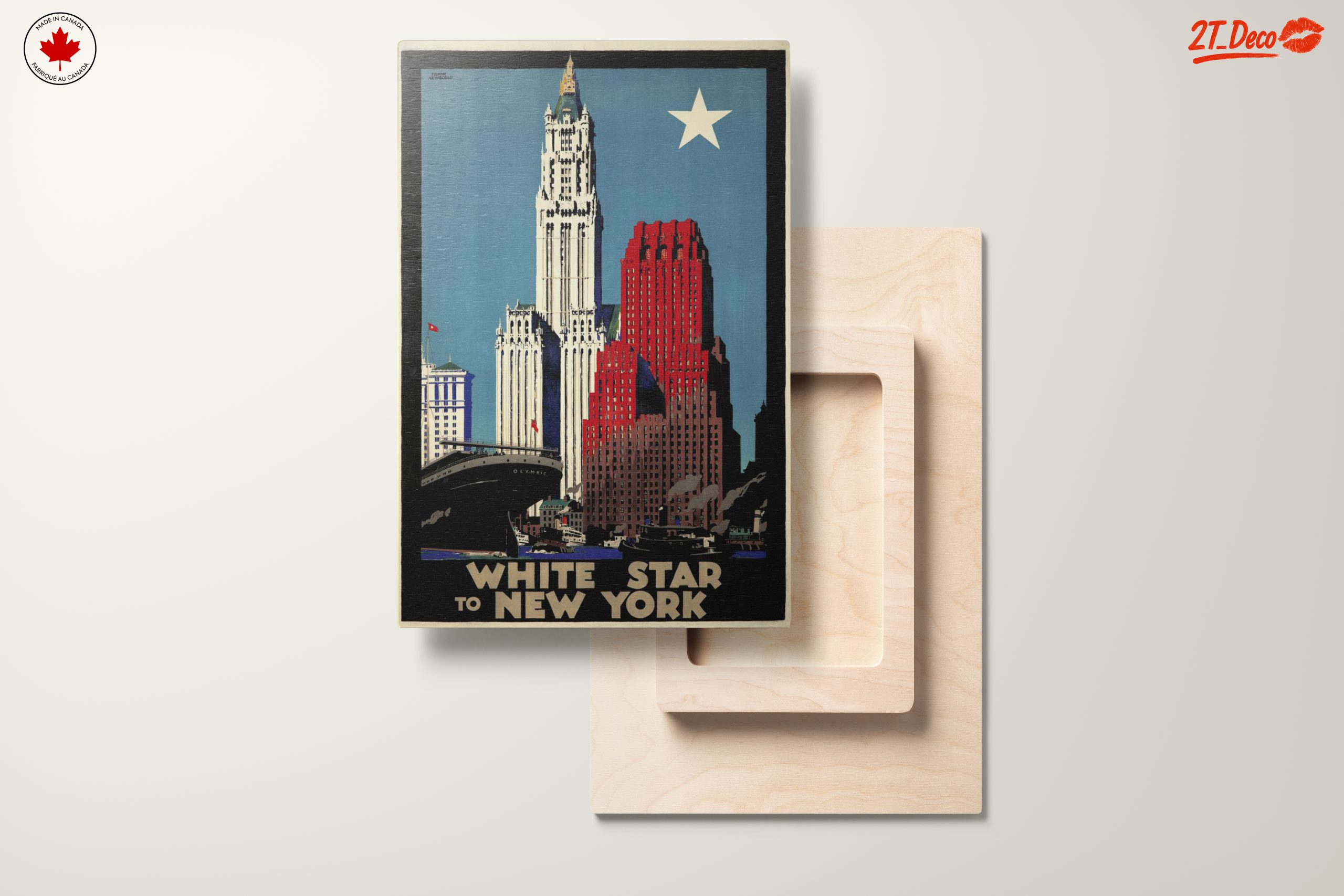 Vintage New York Cityscape Art - Image 11