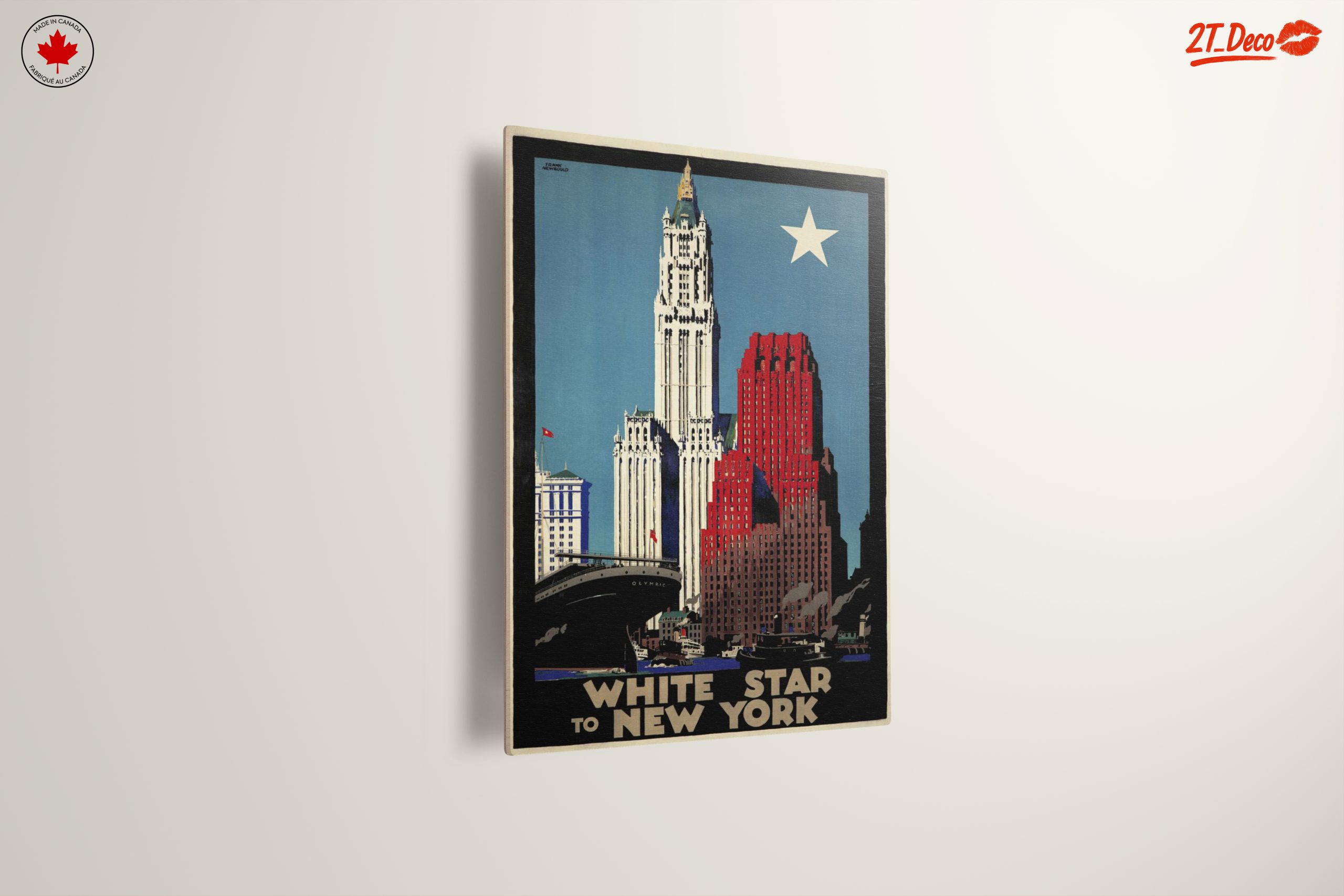 Vintage New York Cityscape Art - Image 13