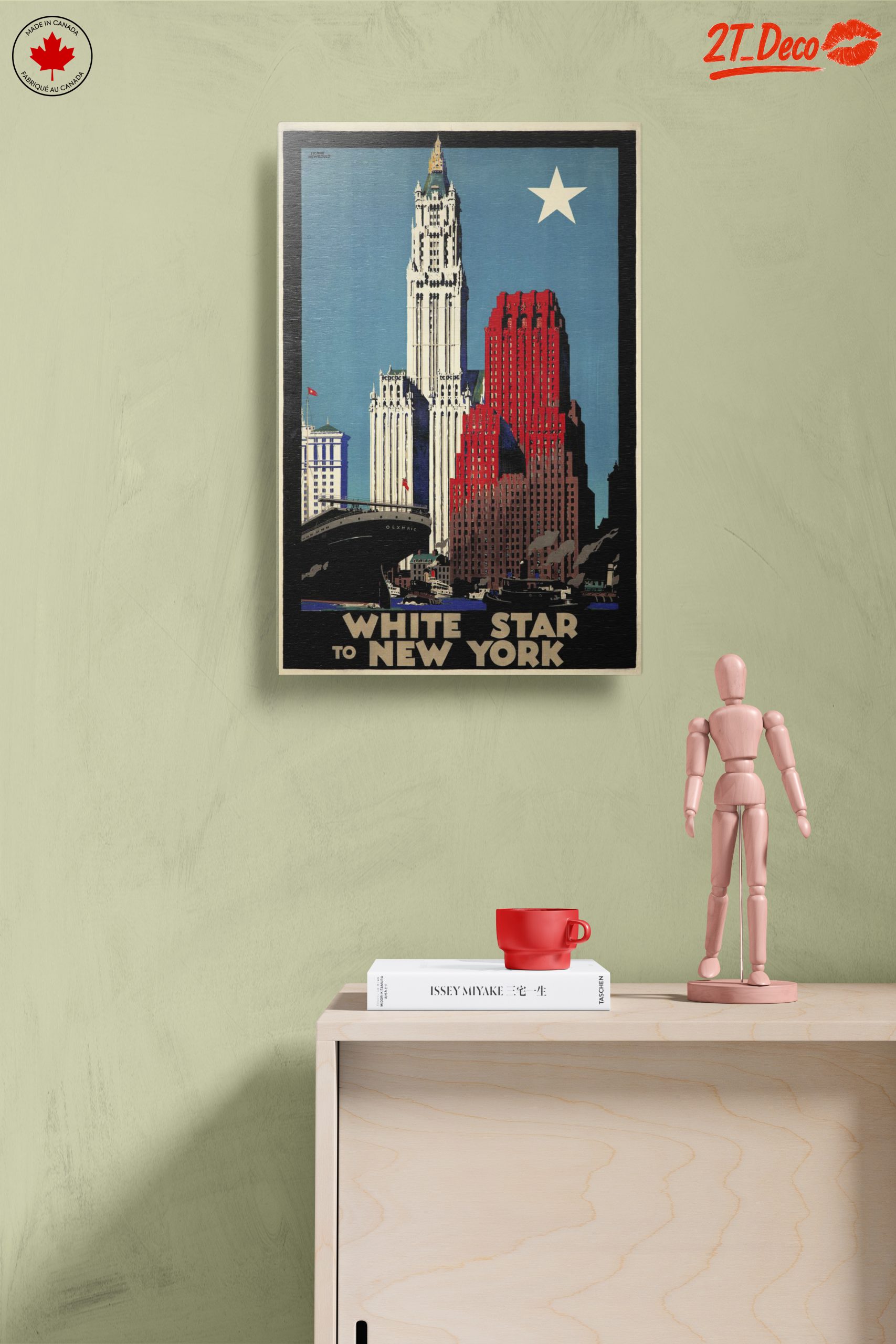 Vintage New York Cityscape Art - Image 14