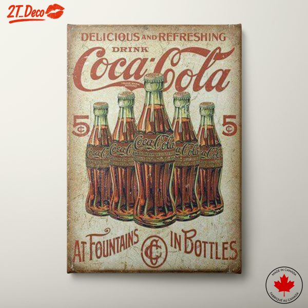 Vintage Coca Cola Advertisement Art