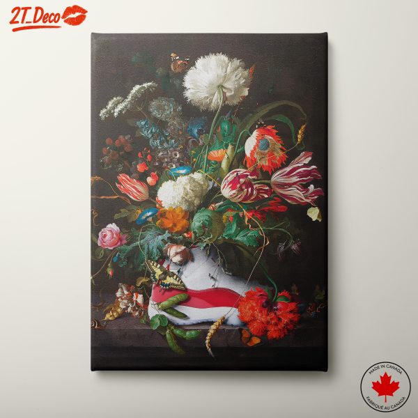 Stunning Botanical Arrangement with Sneaker