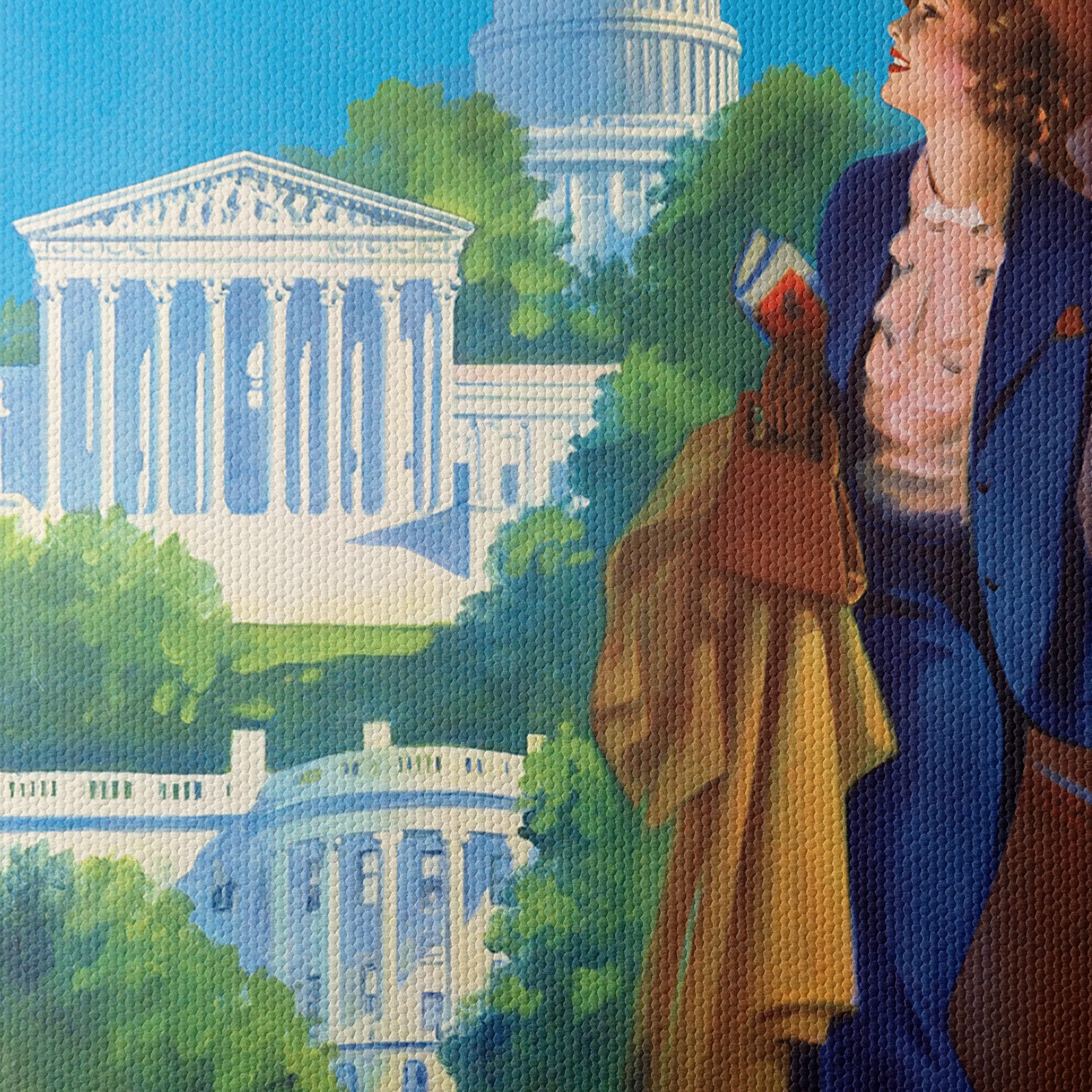 Washington D.C. Vintage Travel Art - Image 4