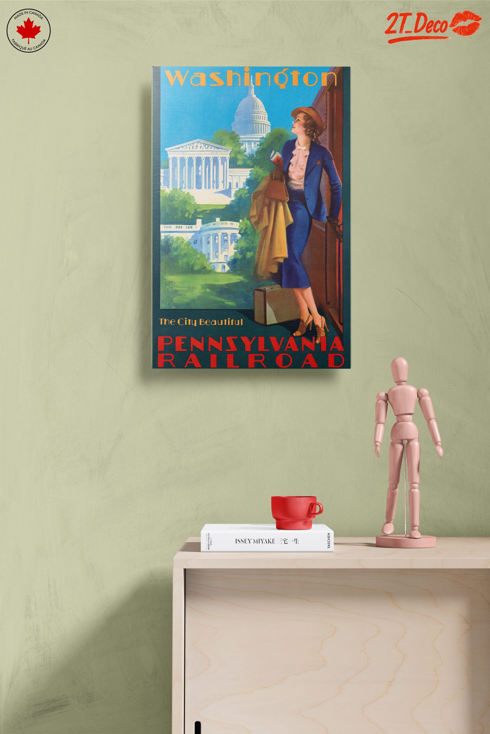 Washington D.C. Vintage Travel Art - Image 14
