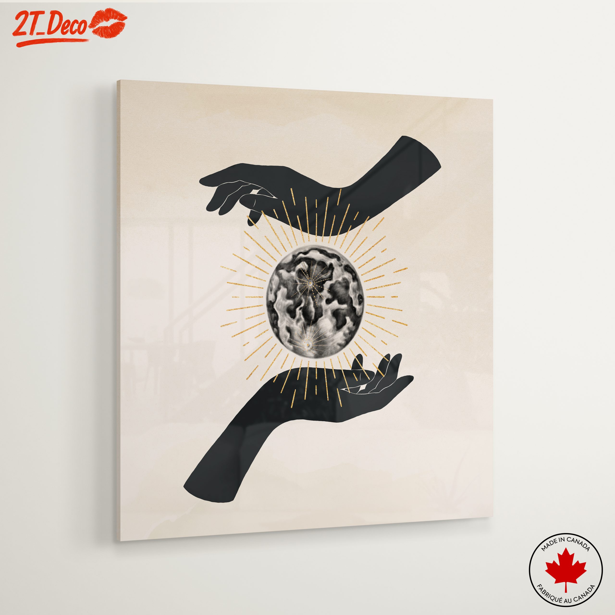 Celestial Hands Holding the Earth Art - Image 6