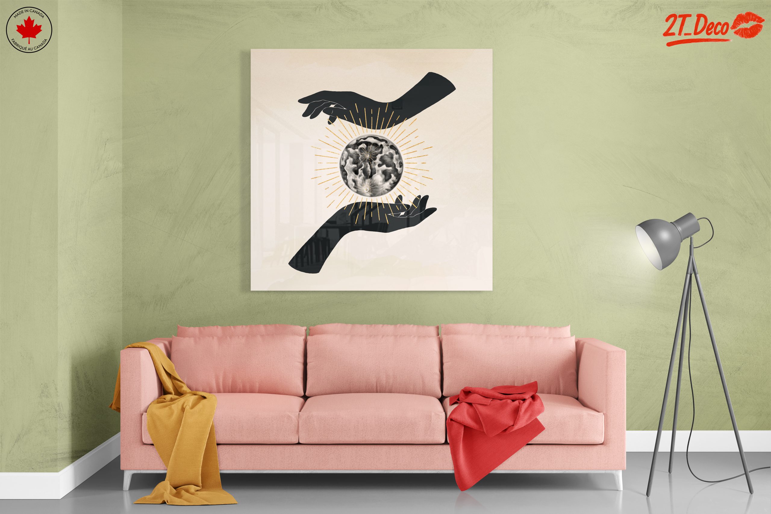 Celestial Hands Holding the Earth Art - Image 7