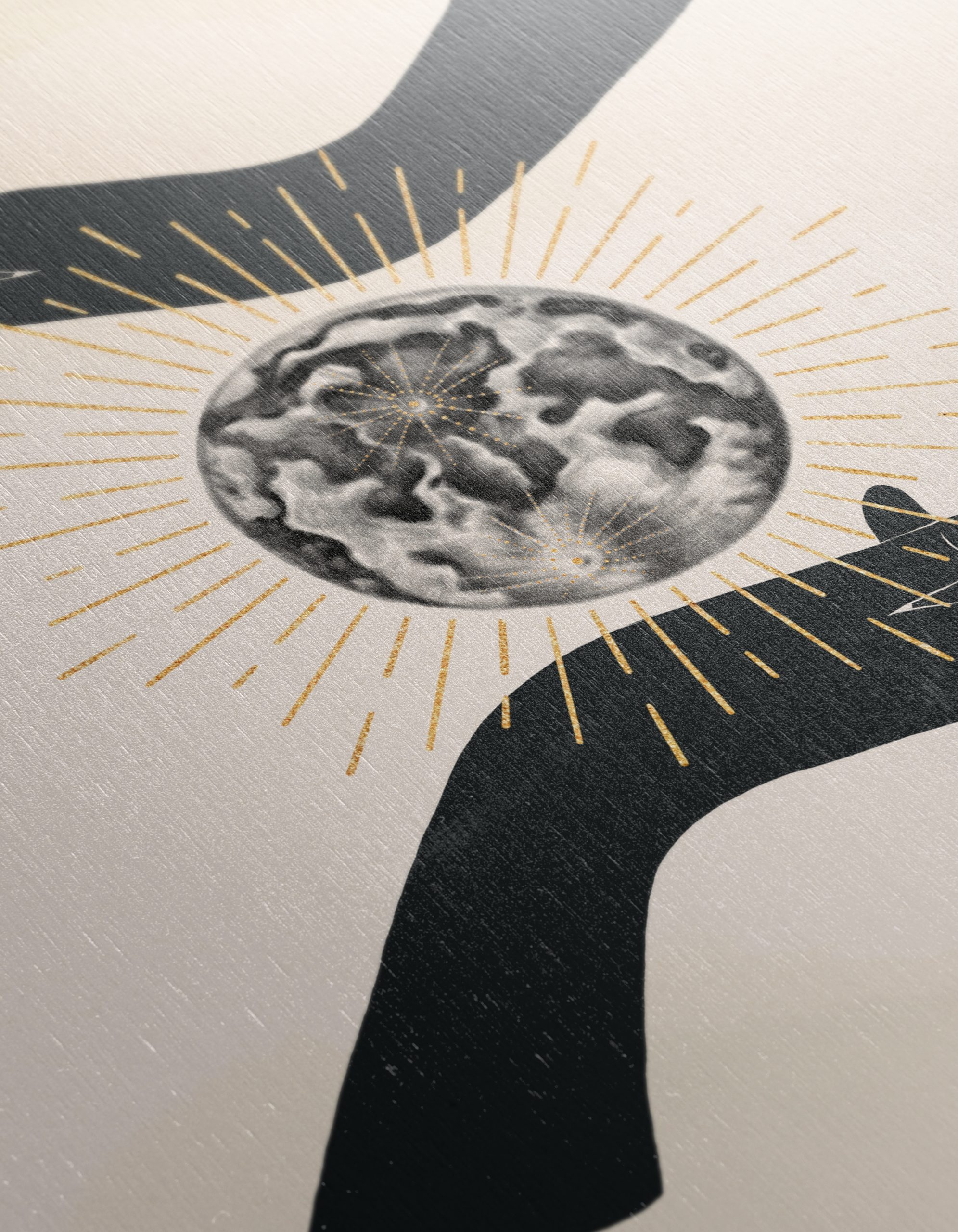Celestial Hands Holding the Earth Art - Image 12
