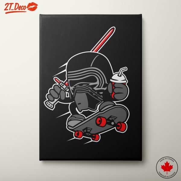 Playful Character Skateboard Art