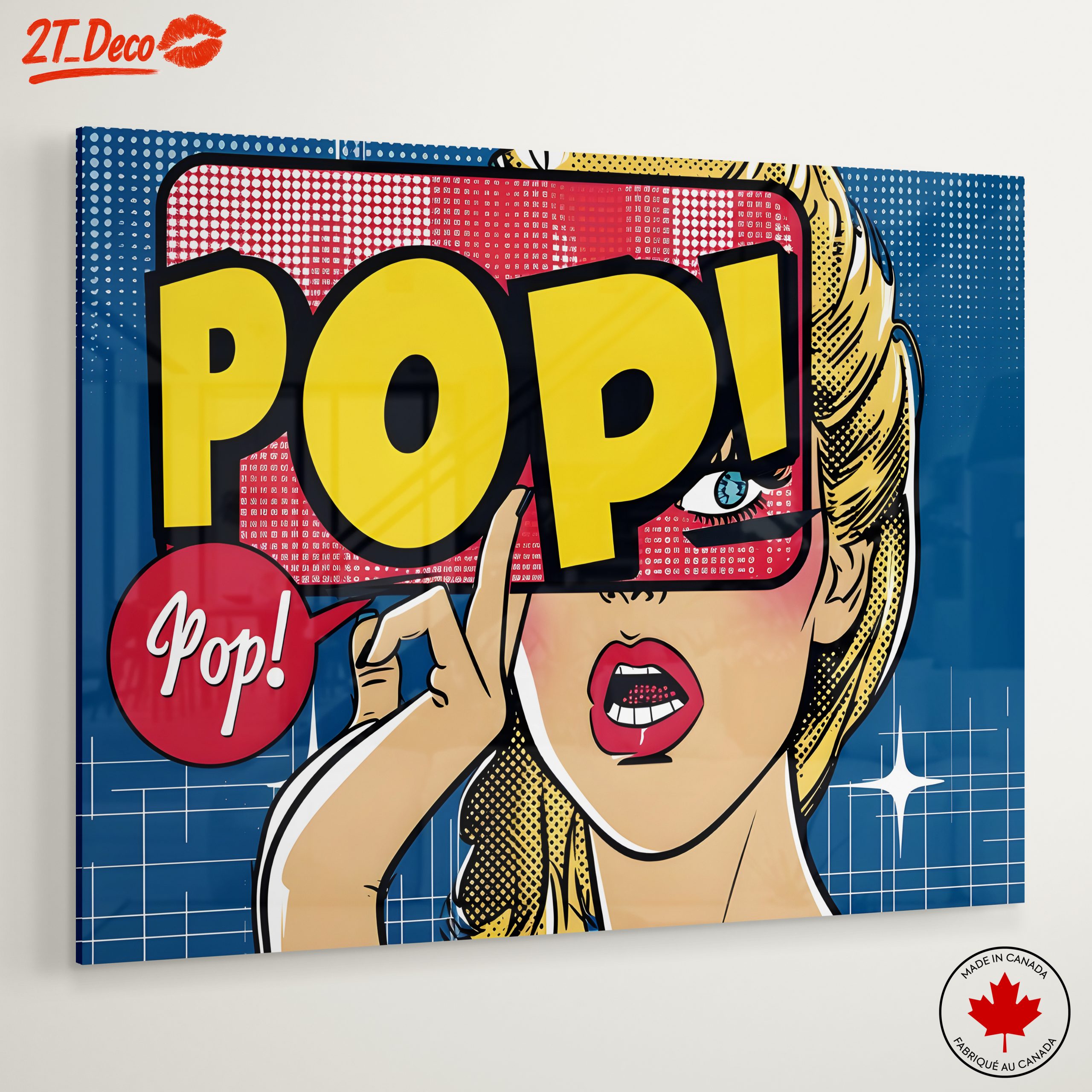 Bold Pop Art Illustration of a Woman - Image 6