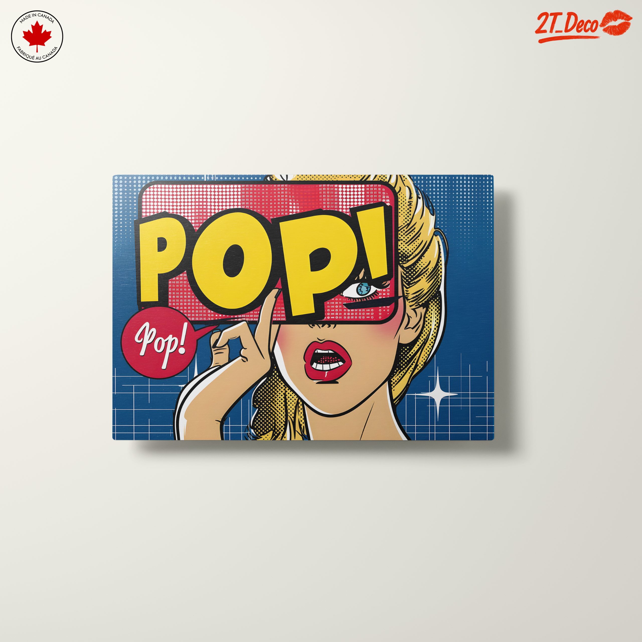 Bold Pop Art Illustration of a Woman - Image 10