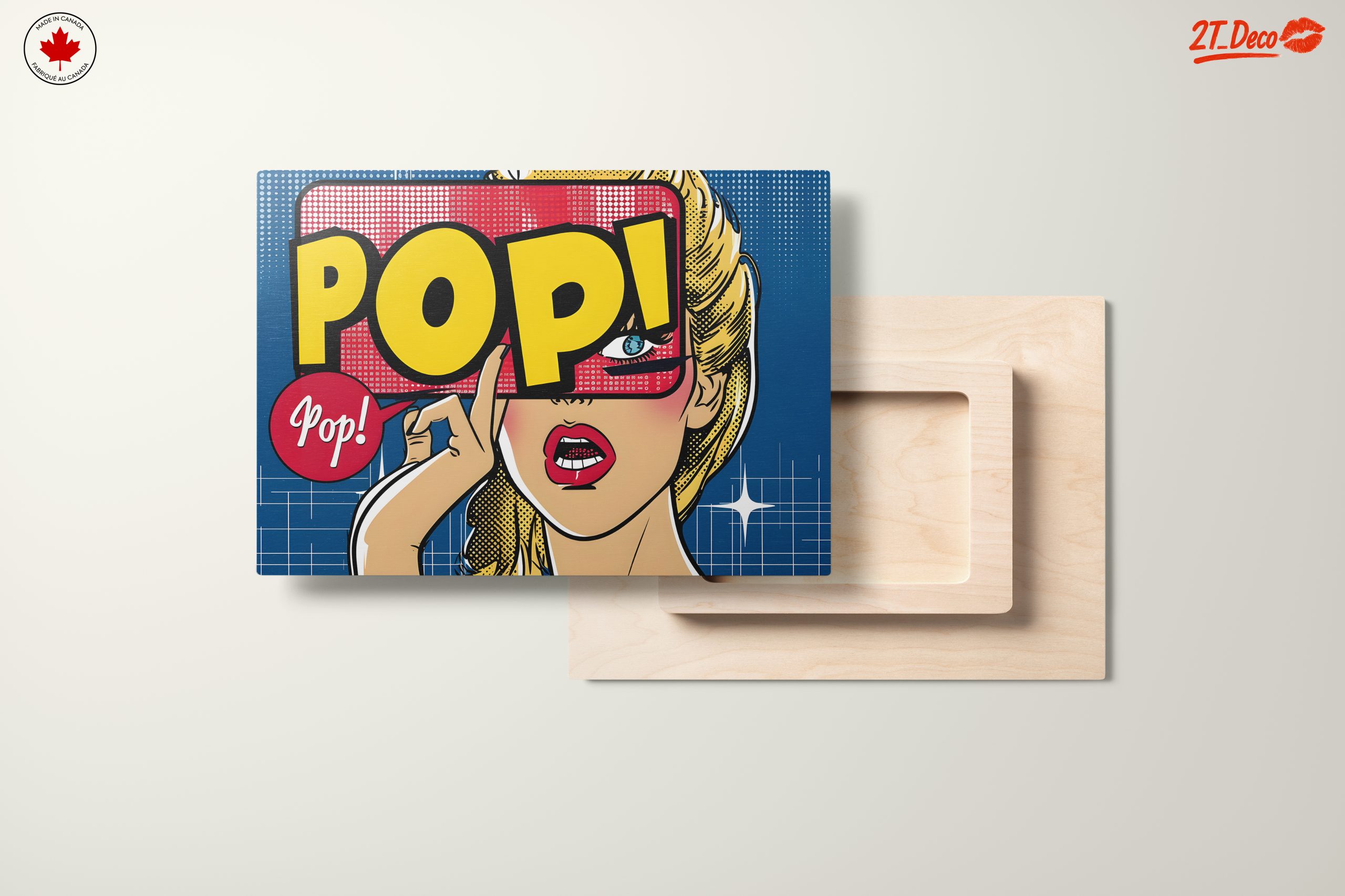 Bold Pop Art Illustration of a Woman - Image 11