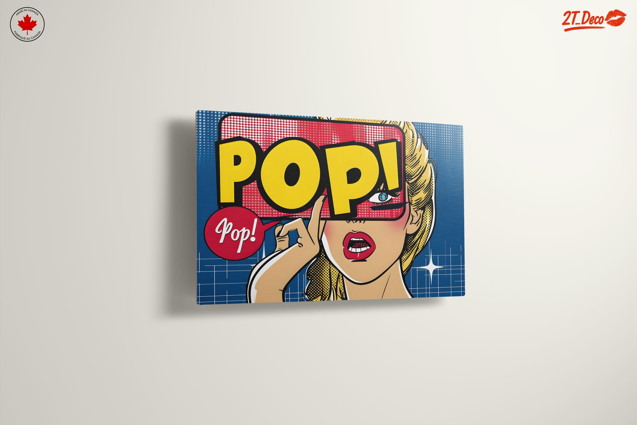 Bold Pop Art Illustration of a Woman - Image 13