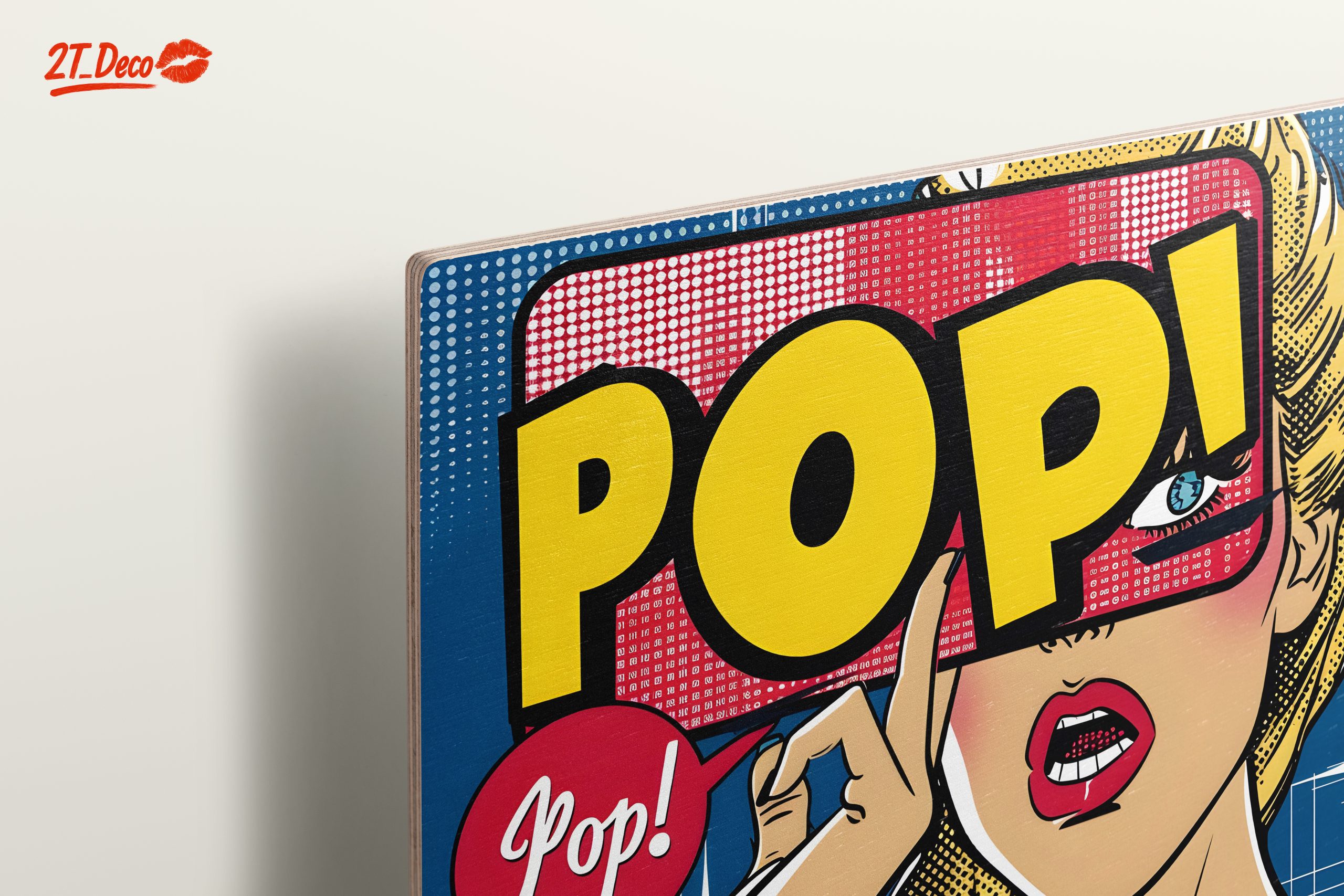 Bold Pop Art Illustration of a Woman - Image 15