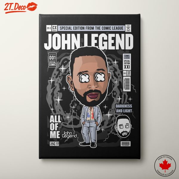 John Legend Pop Art Illustration