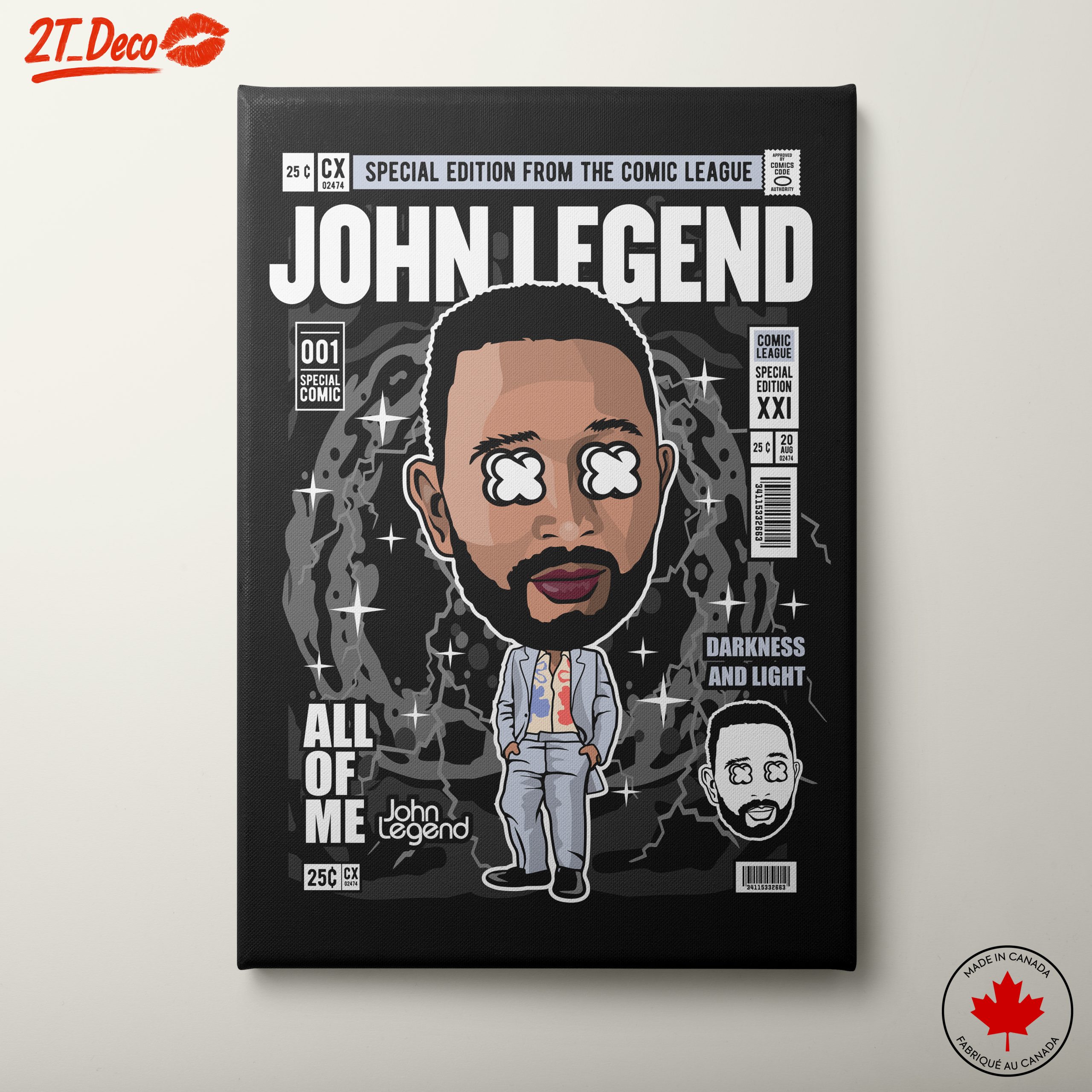 John Legend Pop Art Illustration