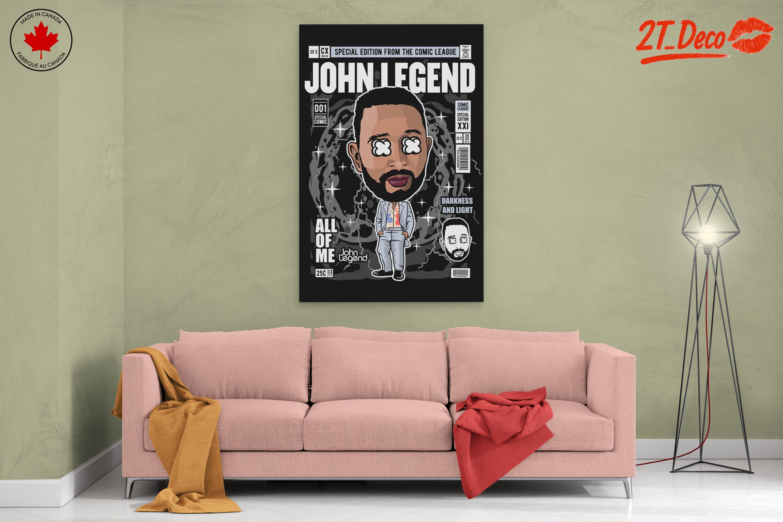 John Legend Pop Art Illustration - Image 2