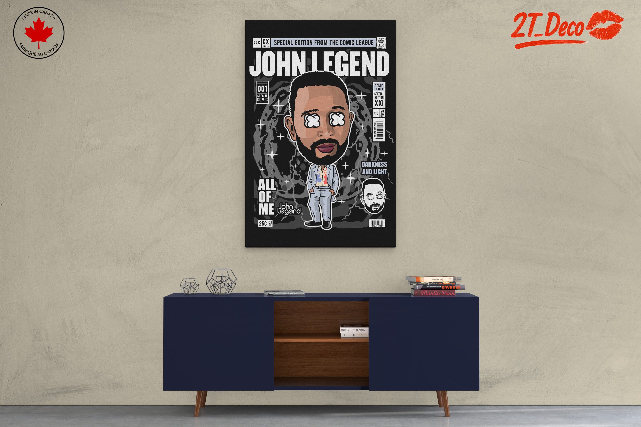 John Legend Pop Art Illustration - Image 3