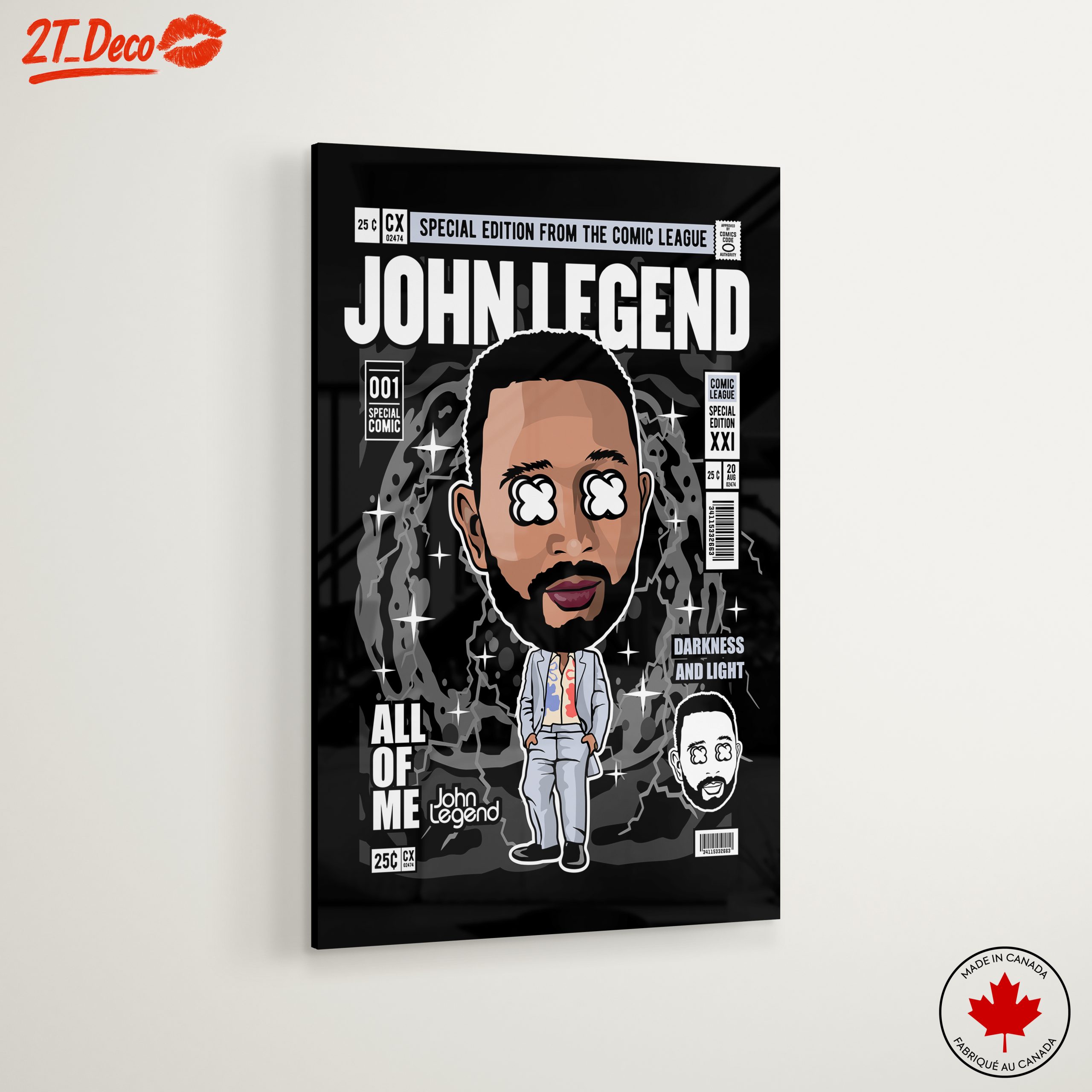 John Legend Pop Art Illustration - Image 6