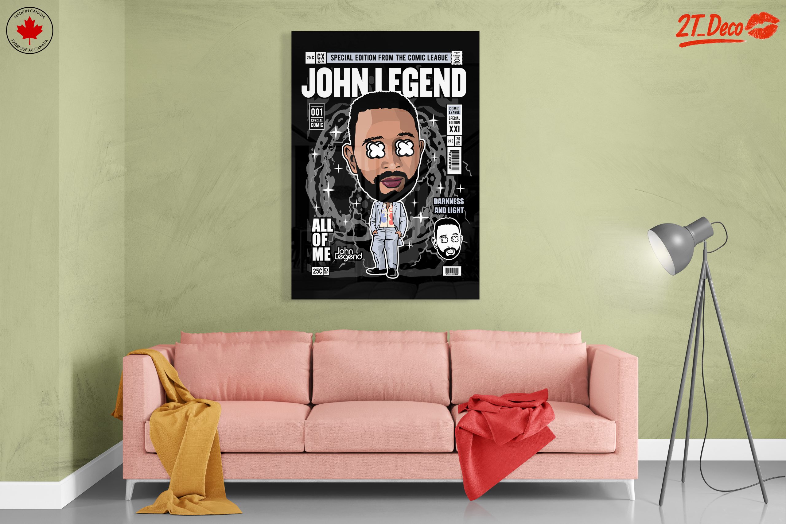 John Legend Pop Art Illustration - Image 7