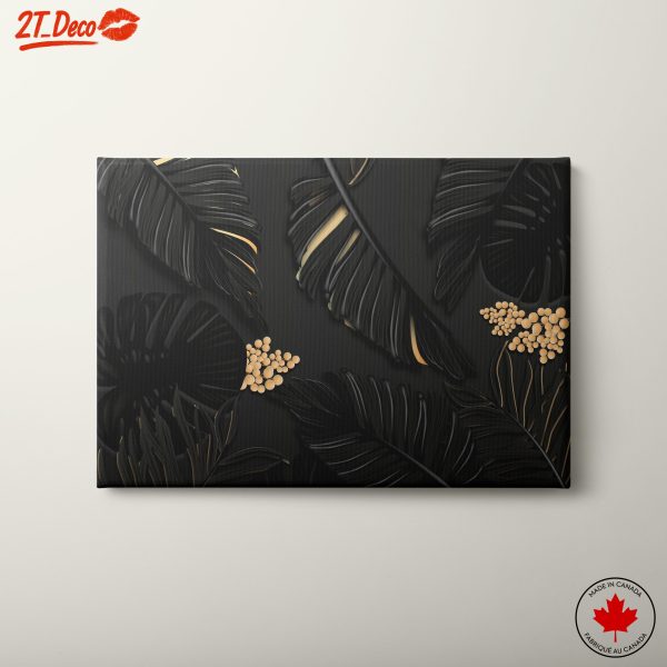 Elegant Floral Design on Dark Background