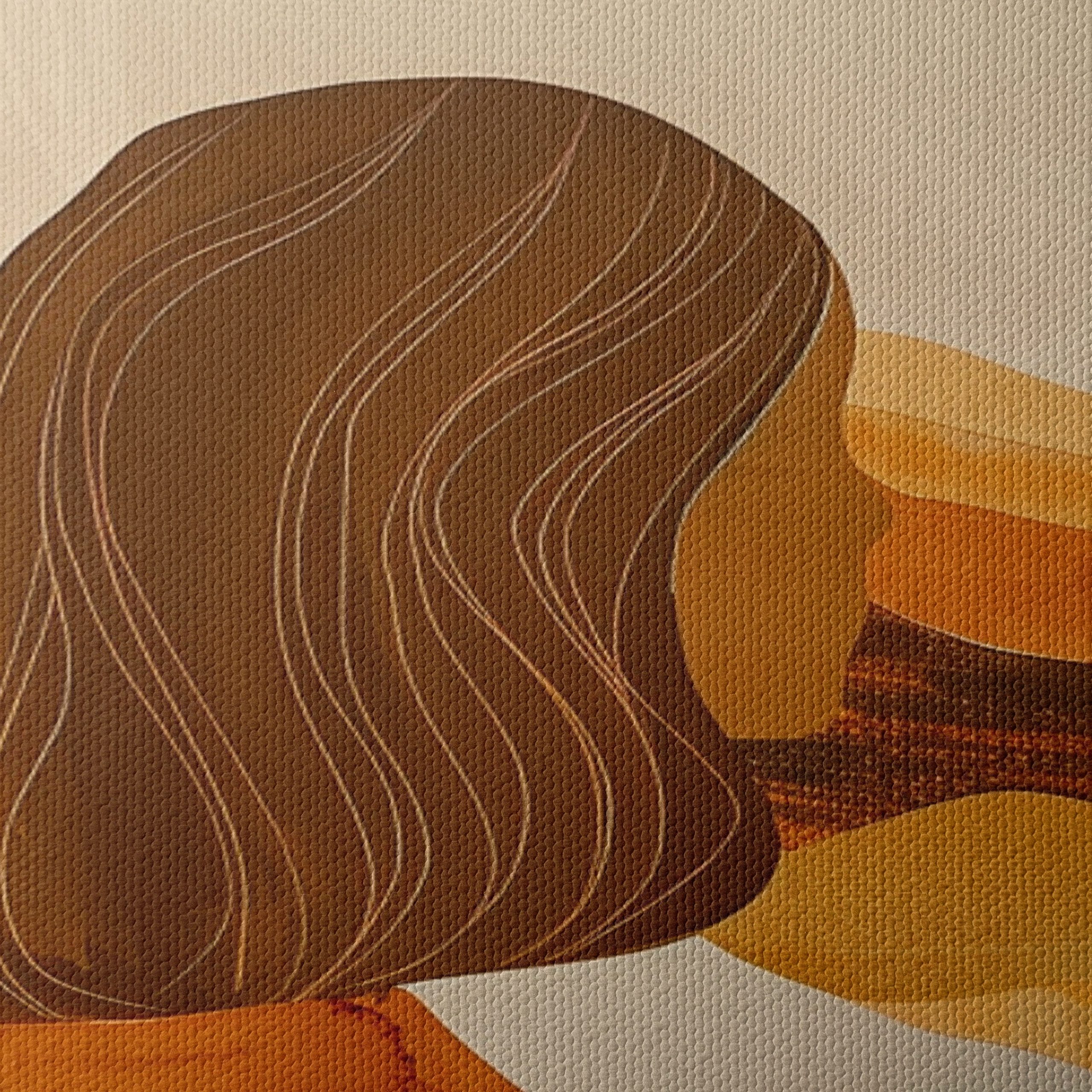 Abstract Woman in Desert Landscape Art - Image 4