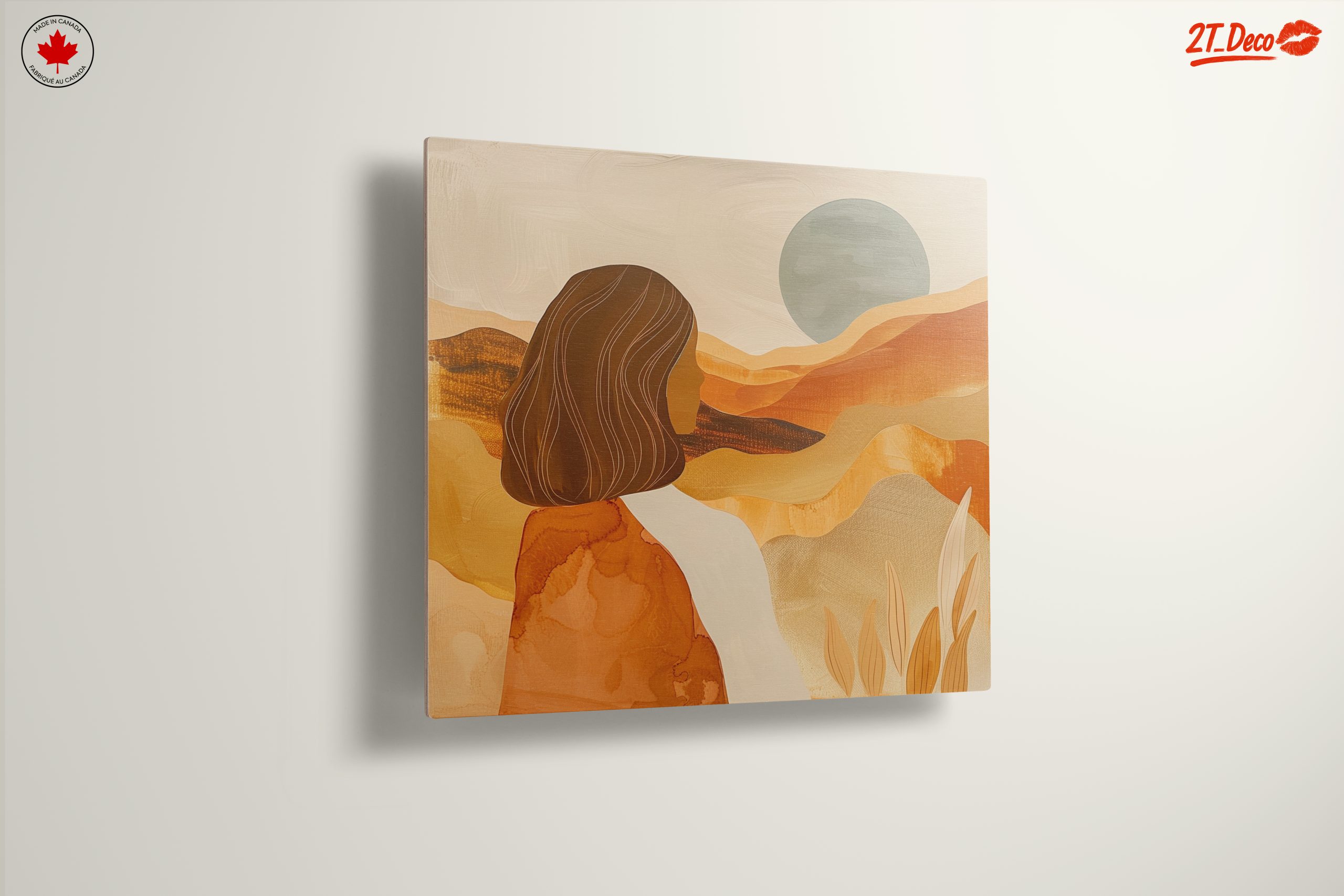 Abstract Woman in Desert Landscape Art - Image 13