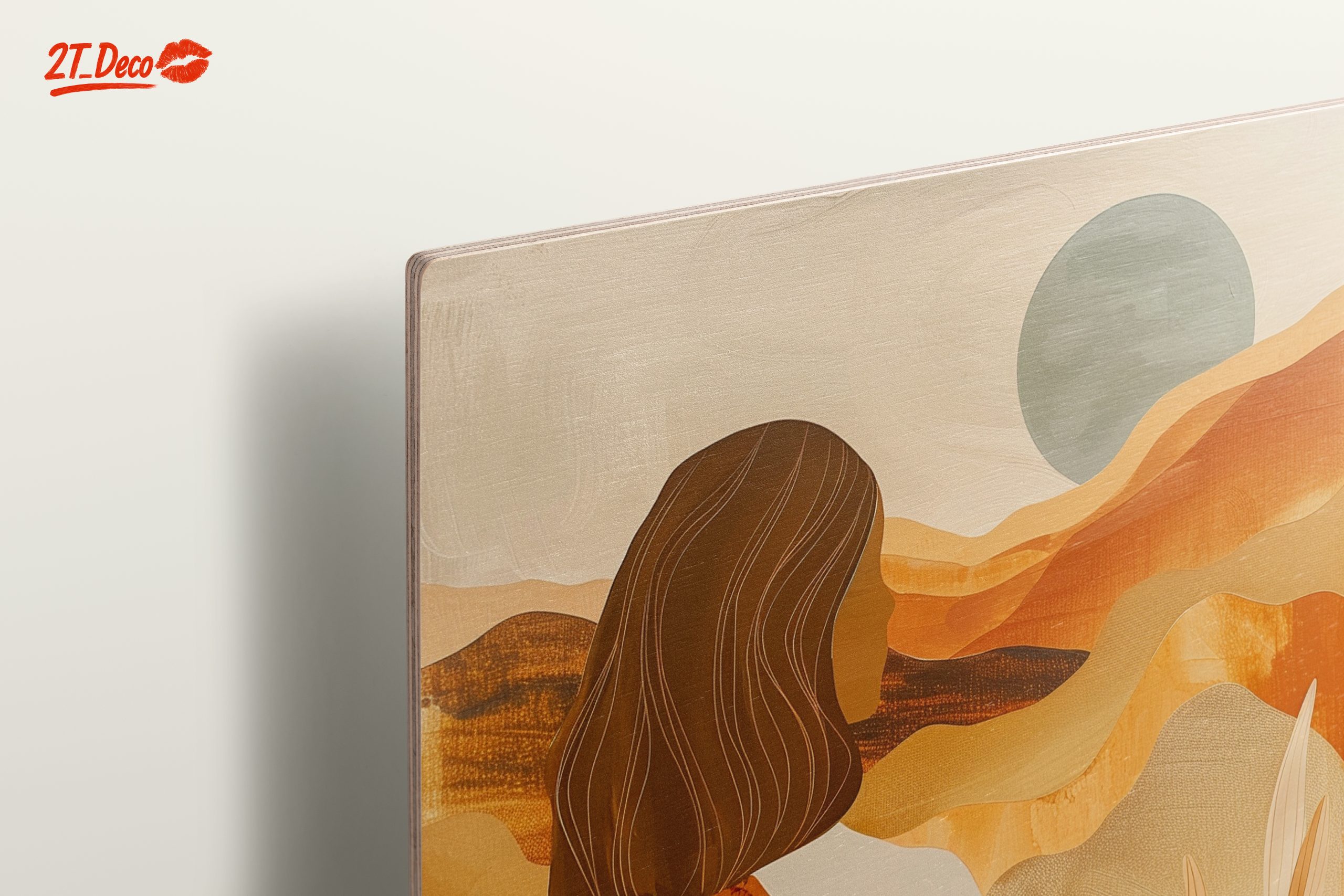 Abstract Woman in Desert Landscape Art - Image 15