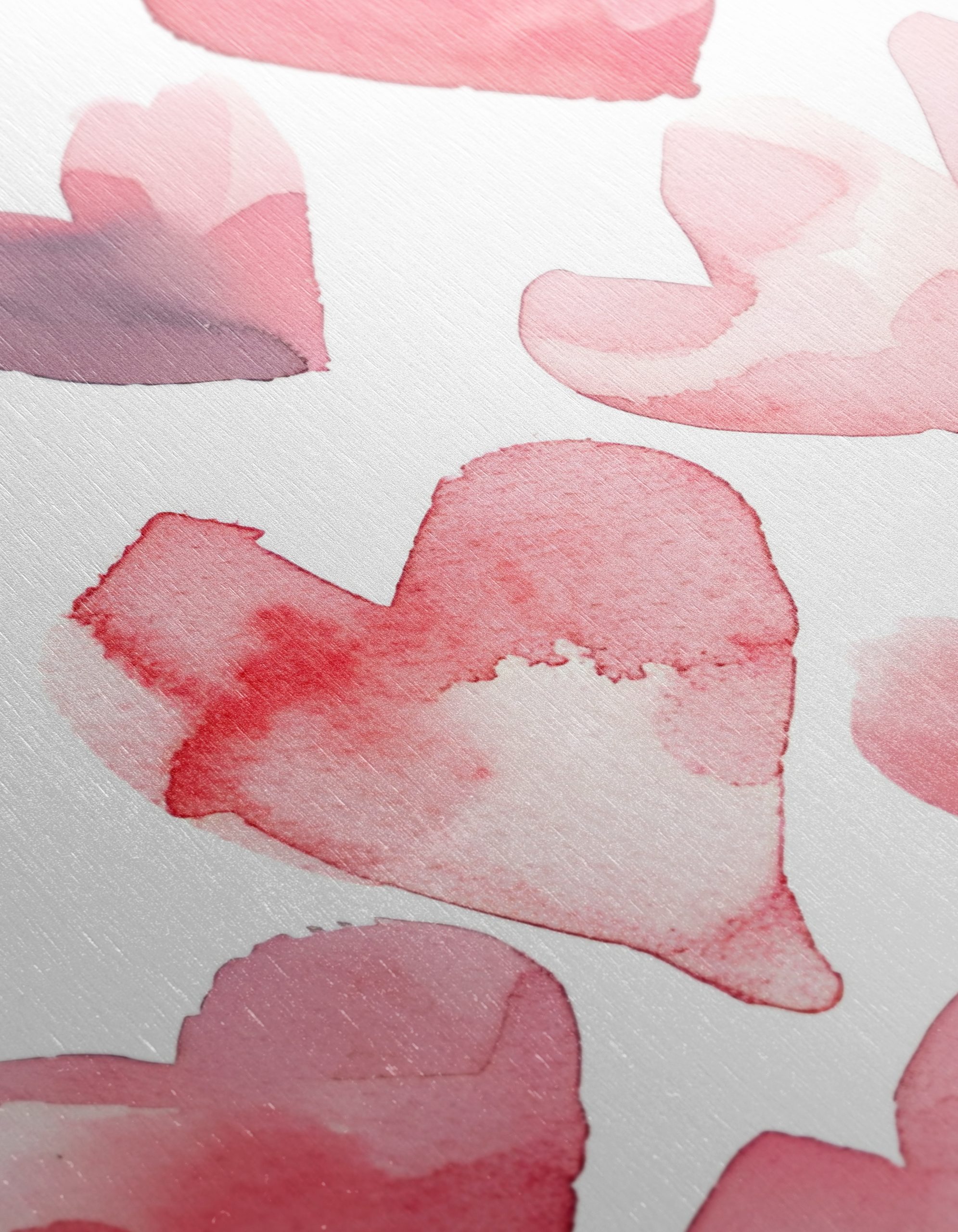 Playful Hearts Watercolor Art for Home Decor - Image 12