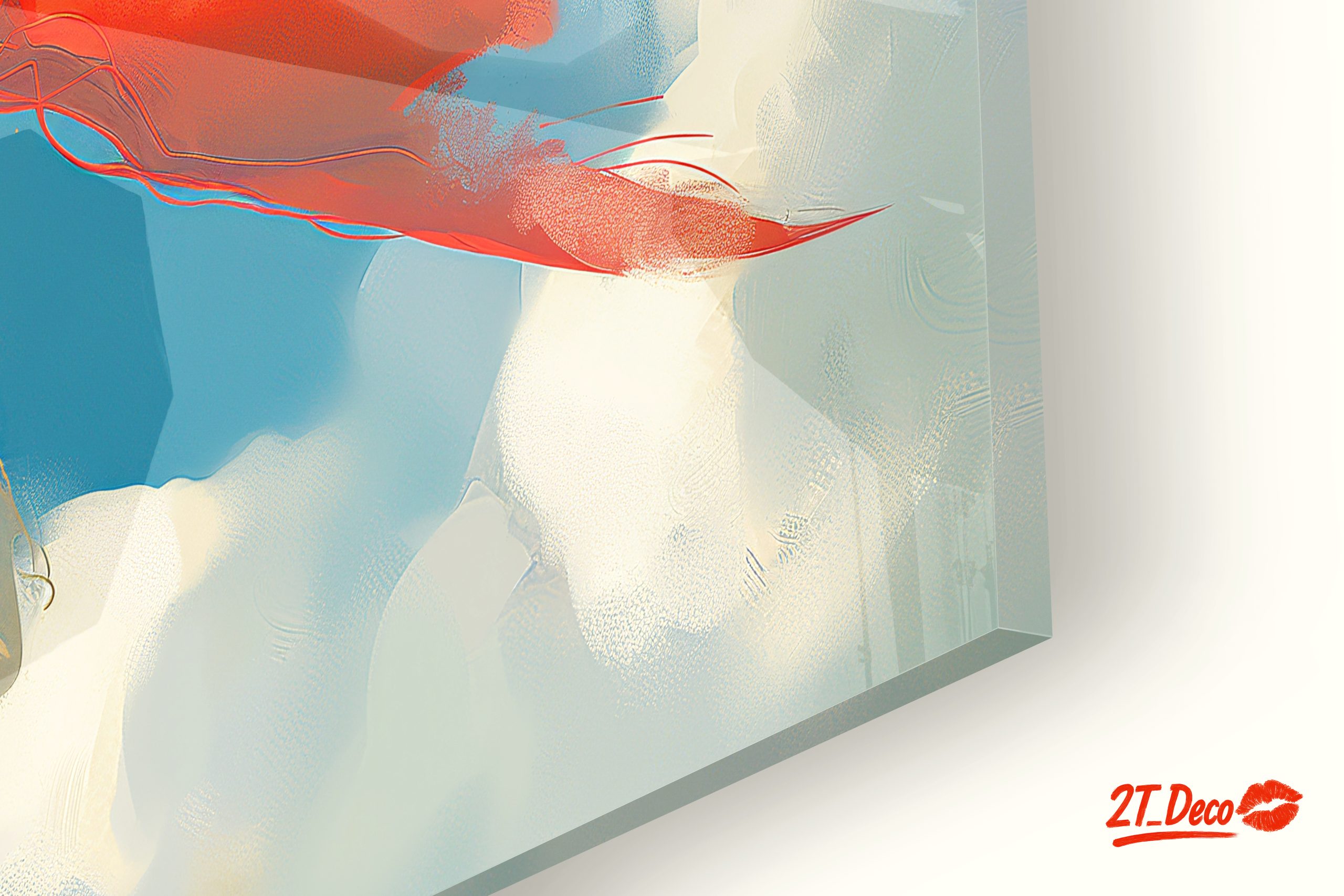 Dynamic Dog Artwork Soaring Through the Sky - Image 9