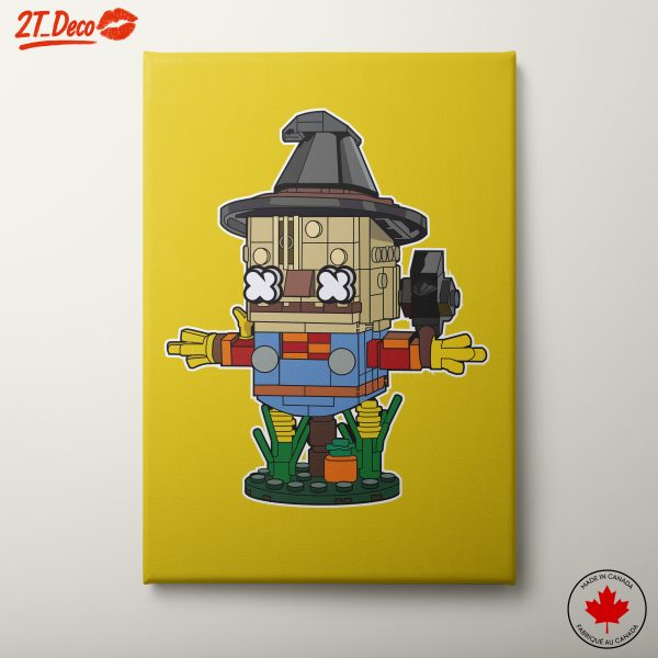 Playful LEGO Animated Character Artwork