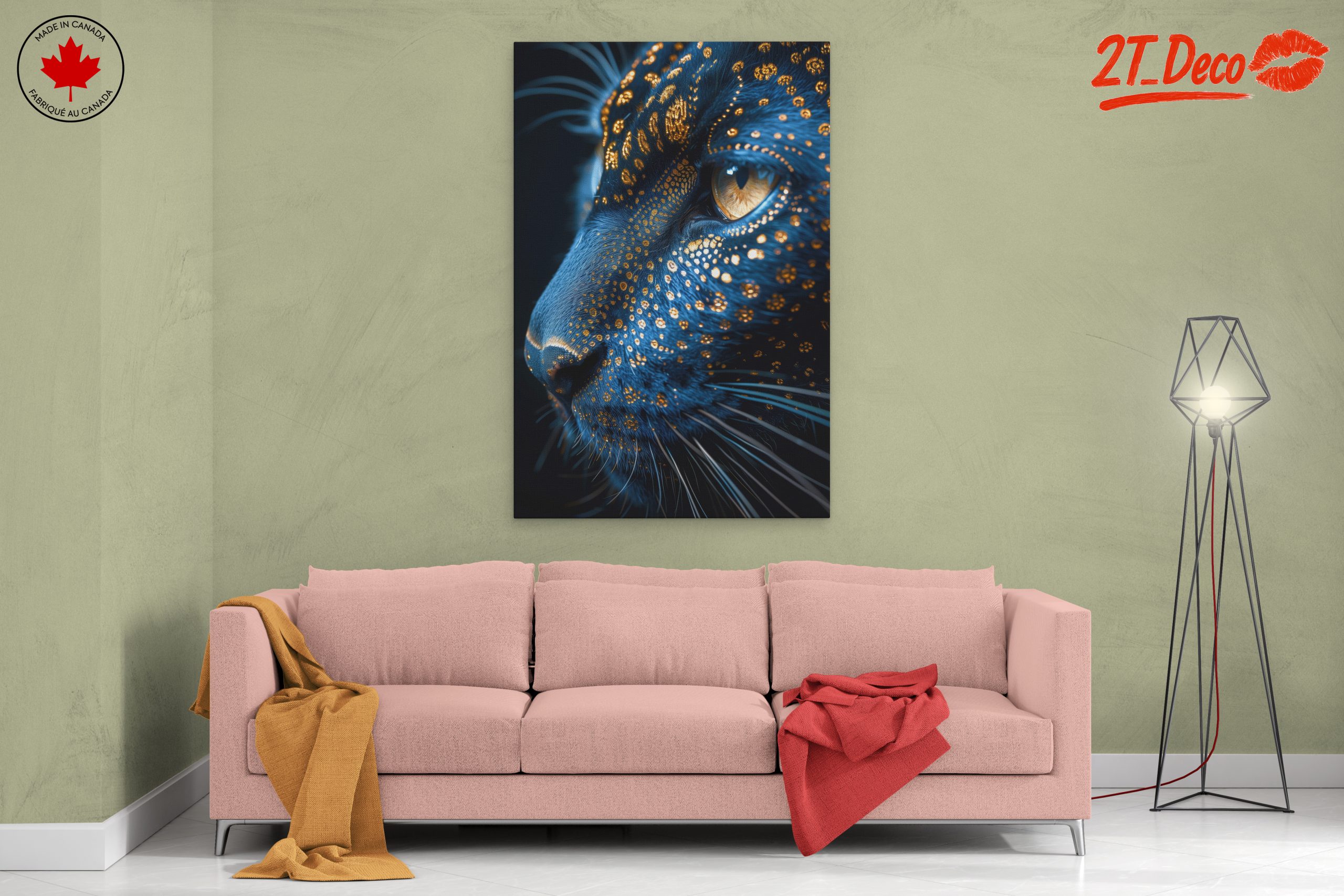Stylized Animal Portrait of a Jaguar - Image 2
