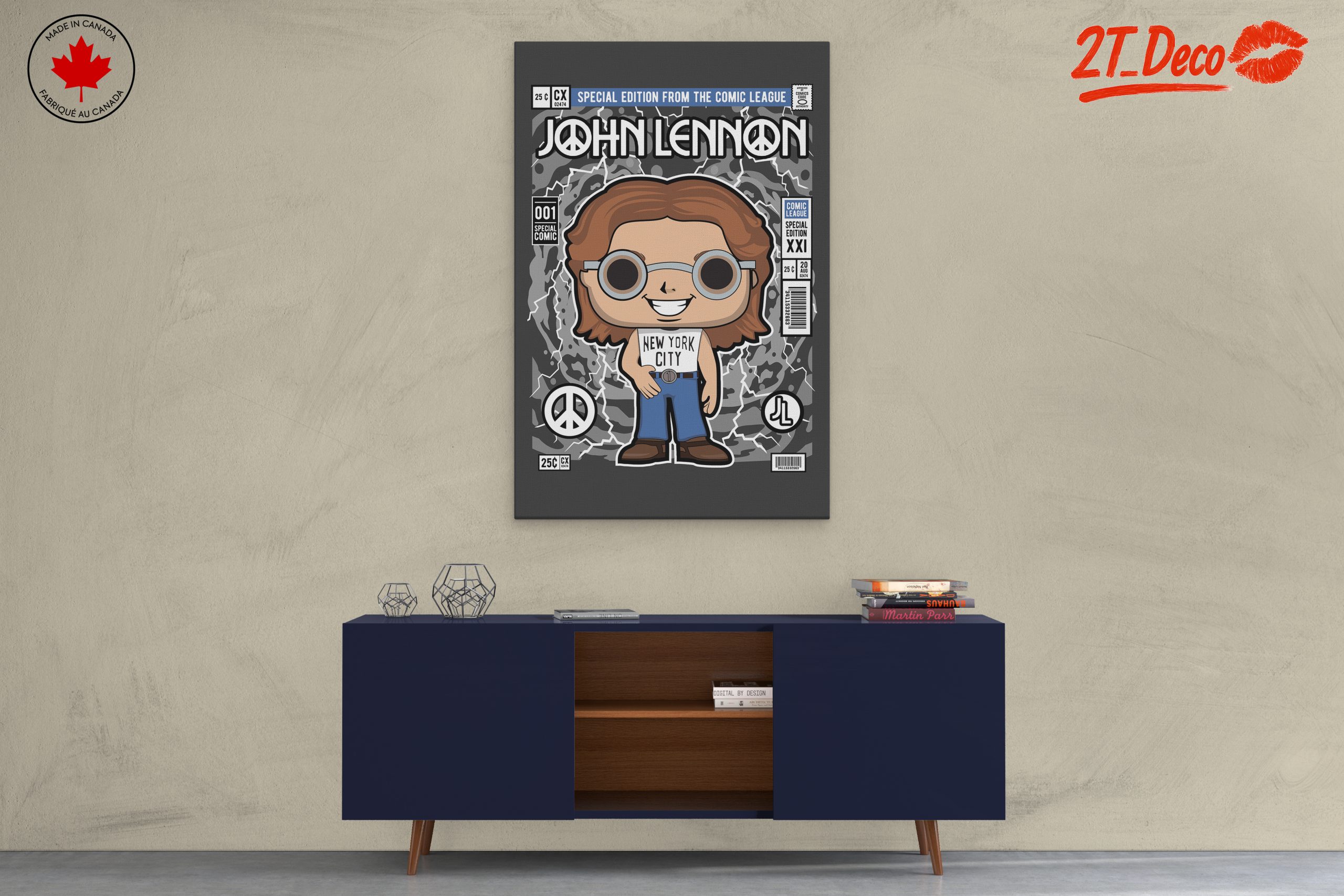 Funko Art of John Lennon in New York - Image 3