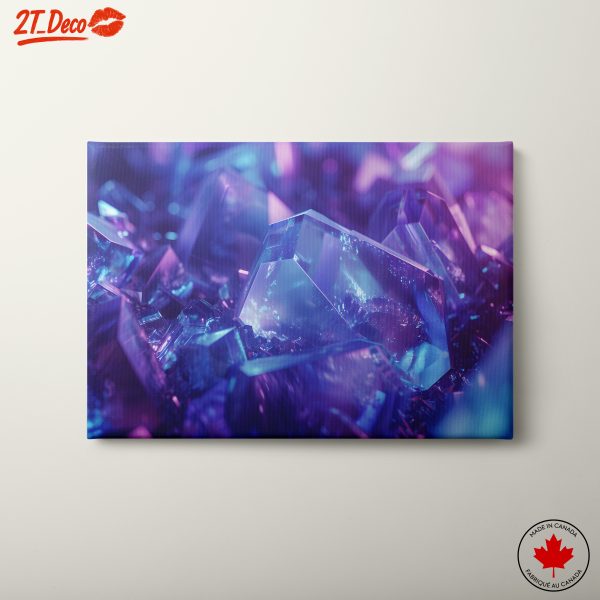 Vibrant Crystal Abstract Art