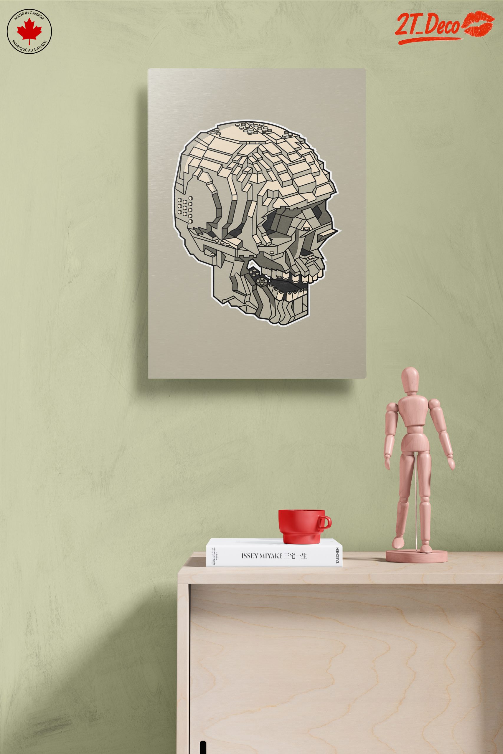 Geometric Skull Artwork in Abstract Style - Image 14