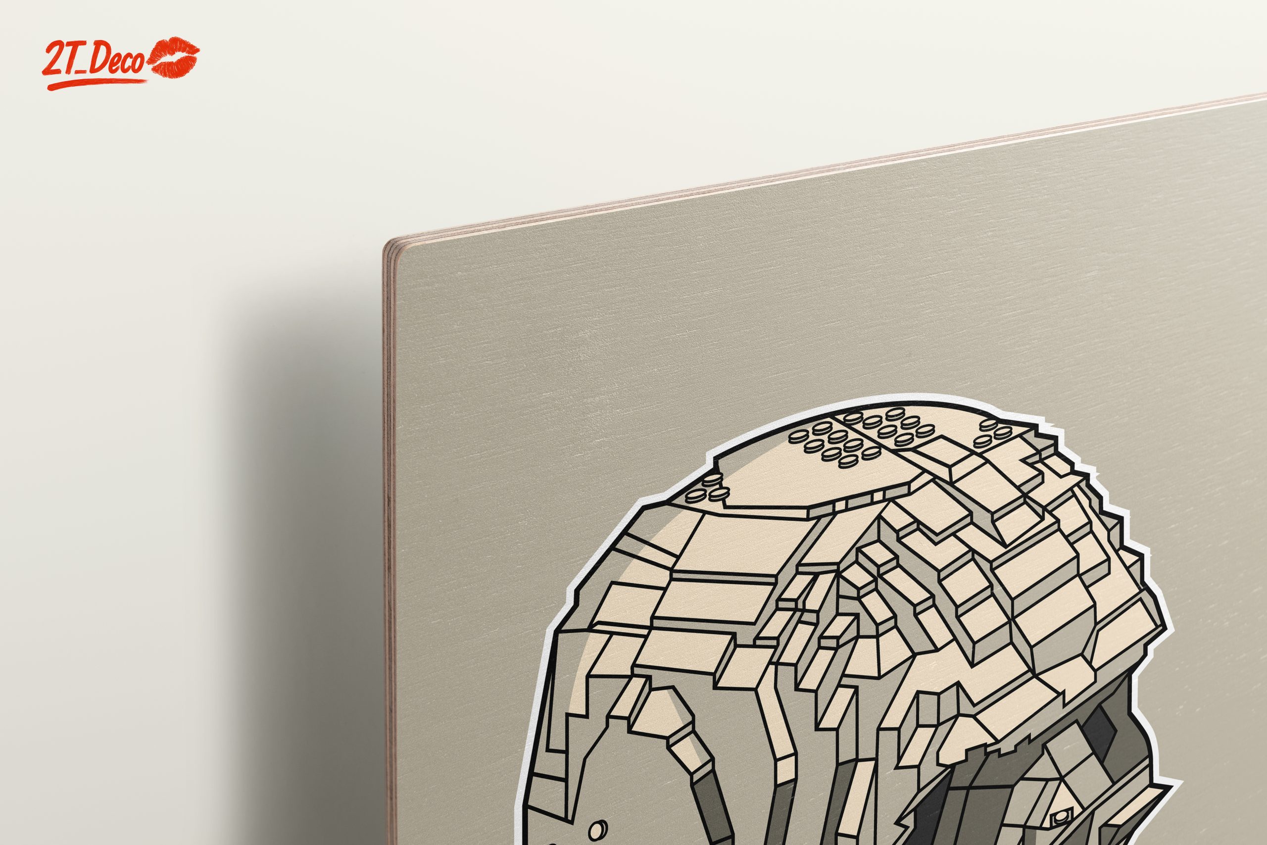 Geometric Skull Artwork in Abstract Style - Image 15