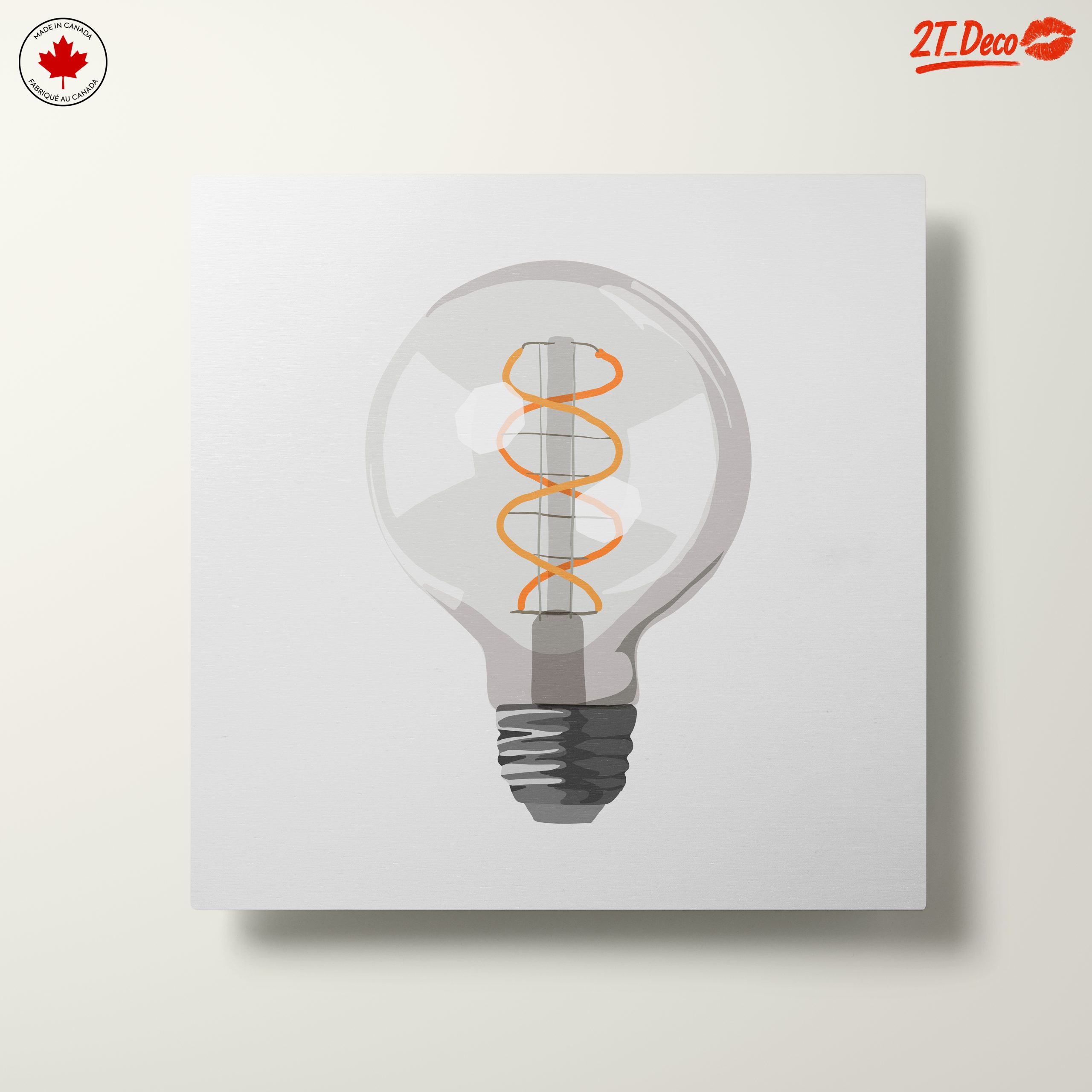 Stylized Modern Light Bulb Artwork - Image 10
