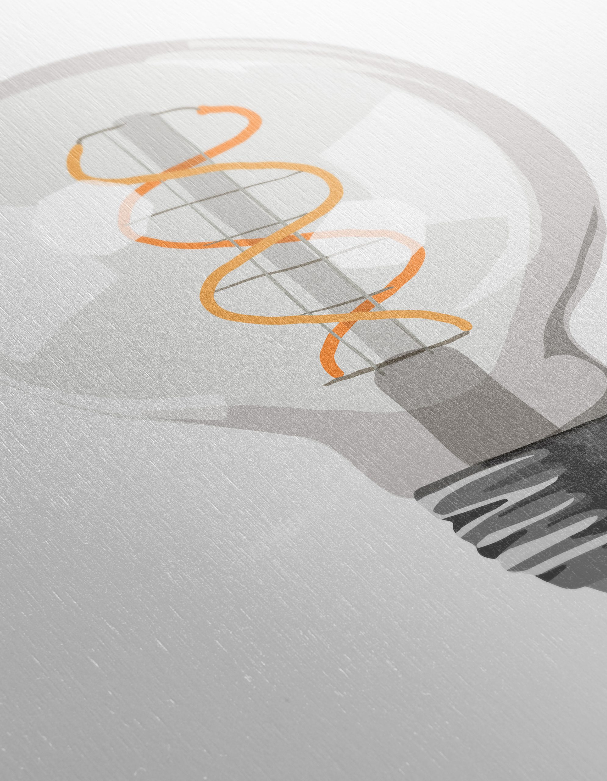 Stylized Modern Light Bulb Artwork - Image 12