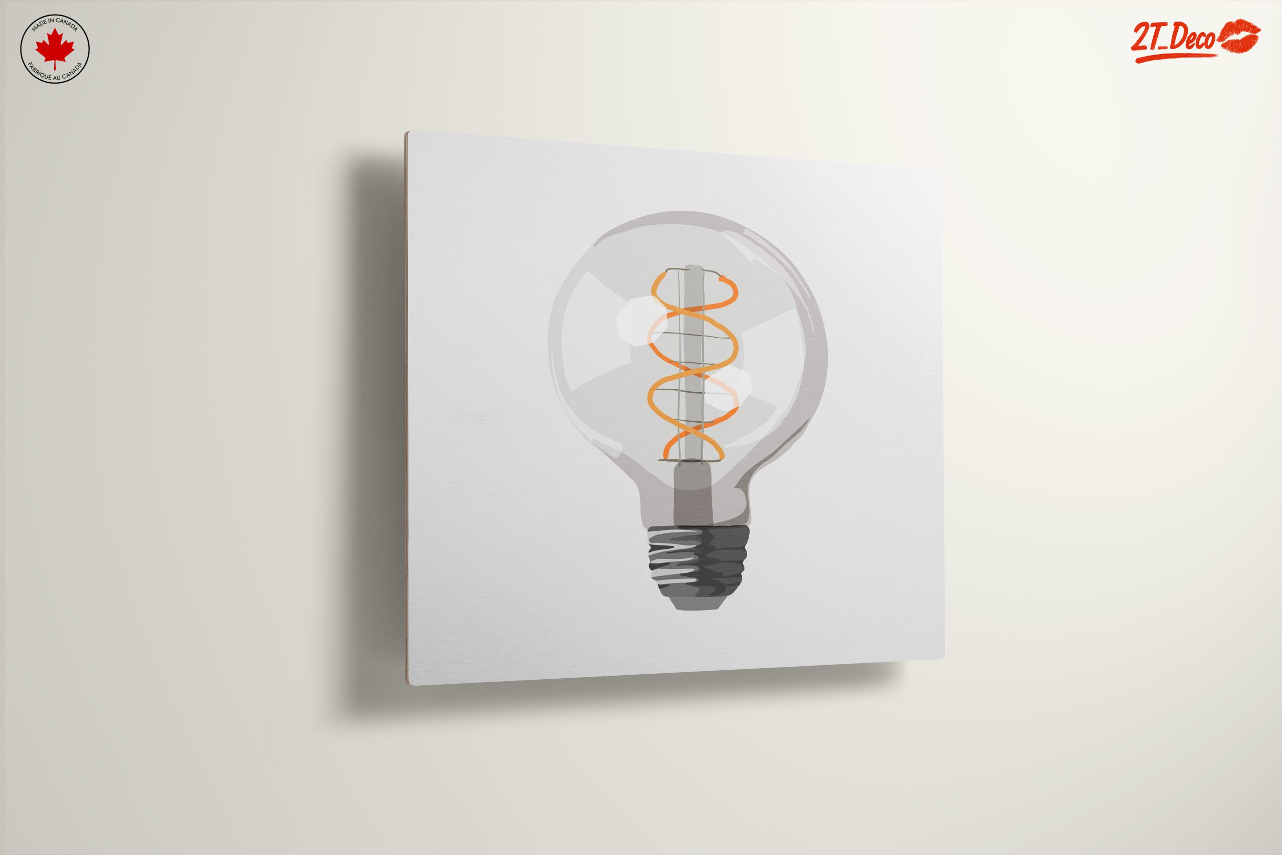 Stylized Modern Light Bulb Artwork - Image 13