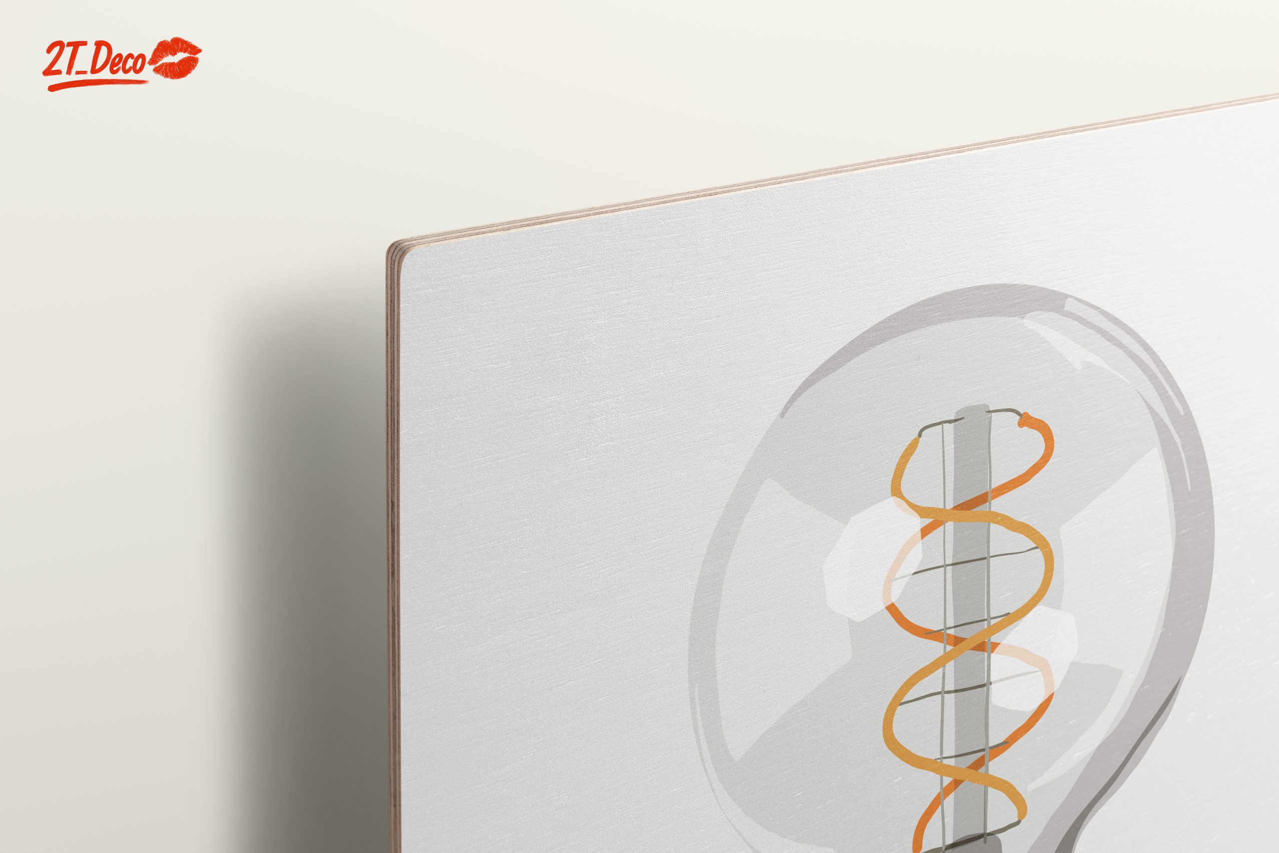 Stylized Modern Light Bulb Artwork - Image 15