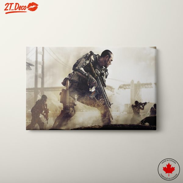 Dynamic Military Action Scene Art