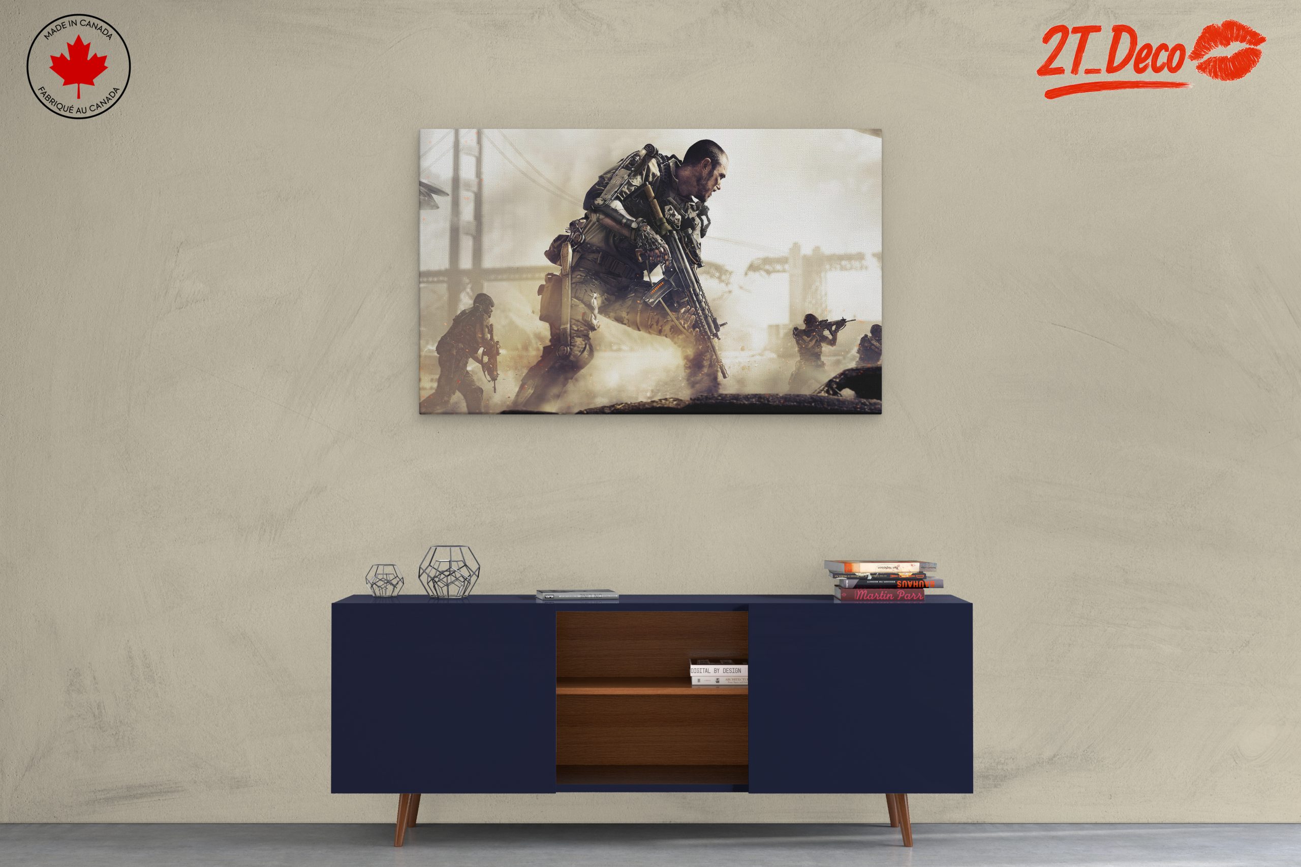 Dynamic Military Action Scene Art - Image 3