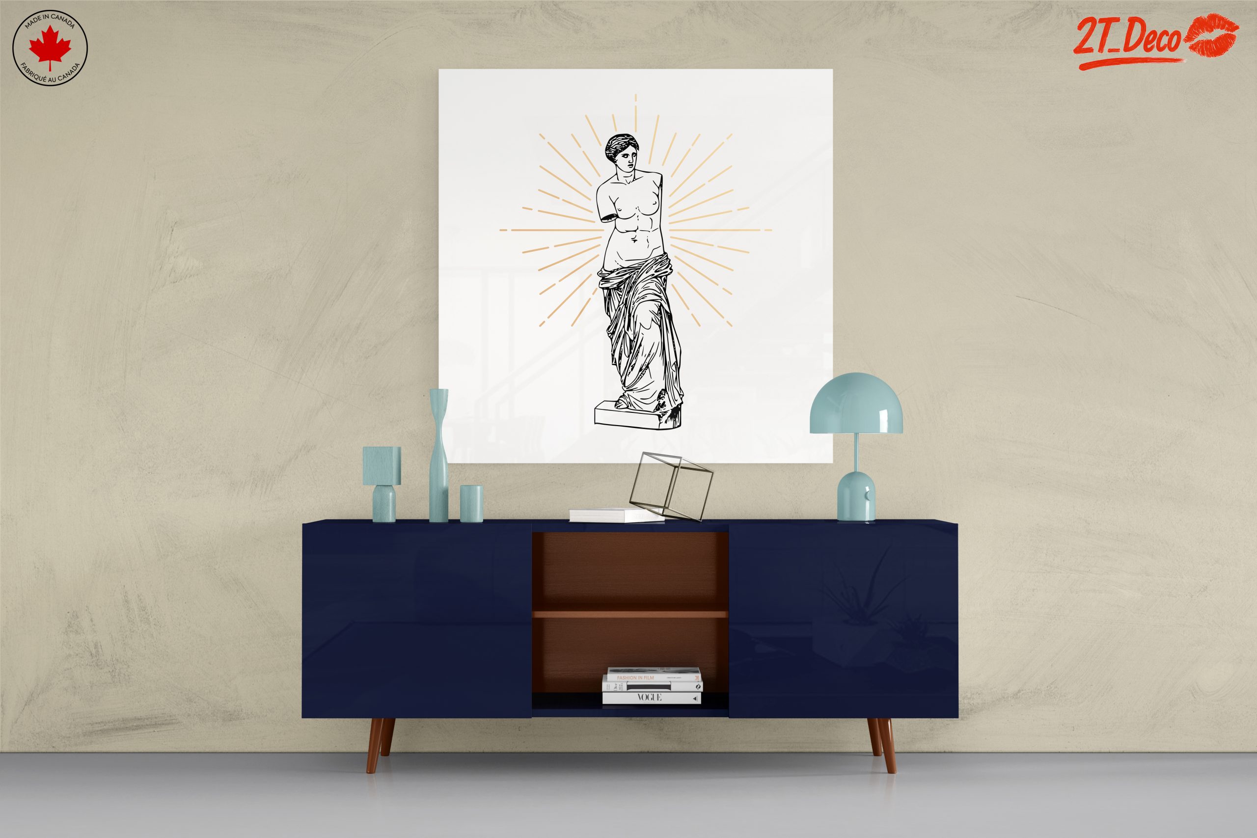 Stylized Venus Statue With Radiant Background - Image 8