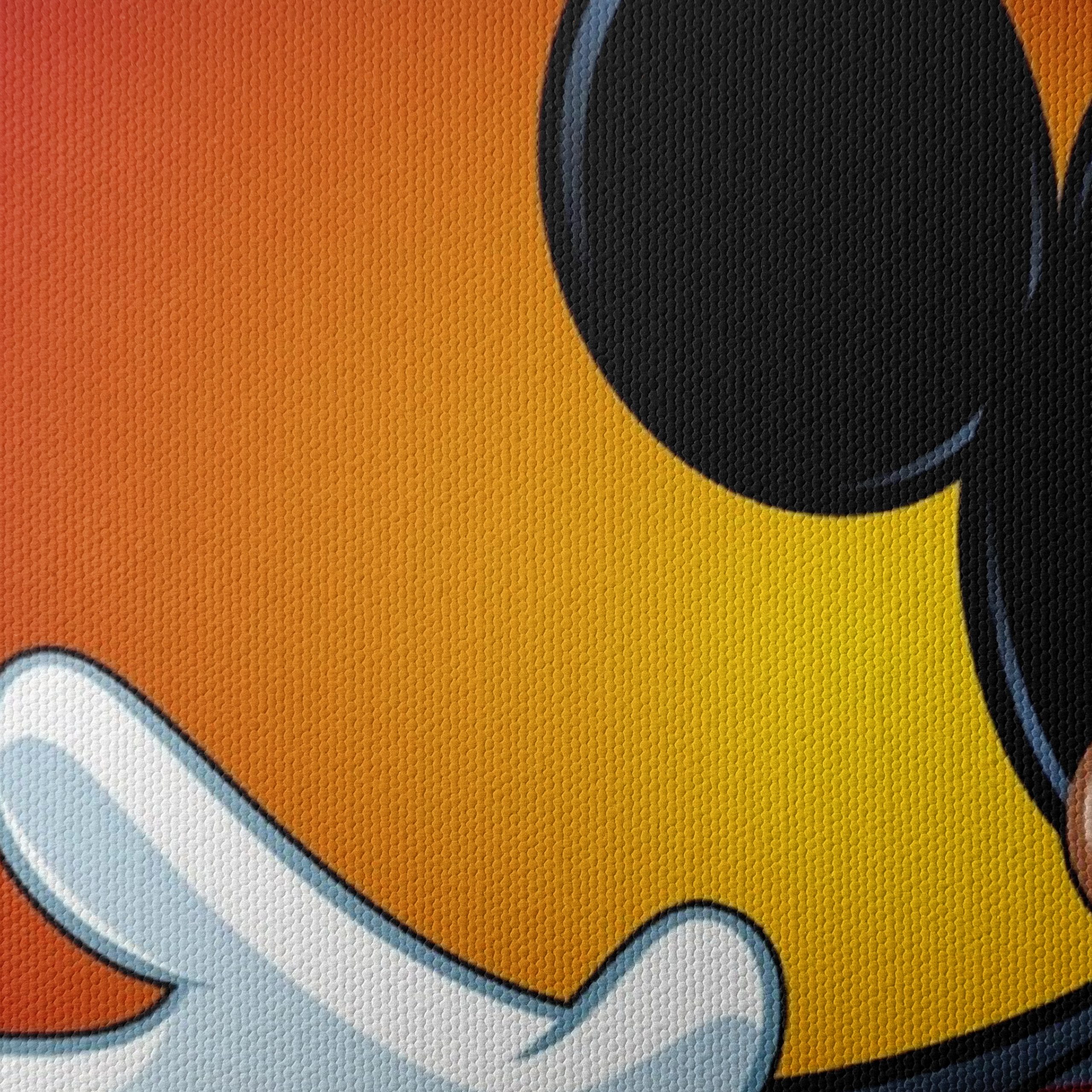 Mickey Mouse Artwork on Bright Background - Image 4