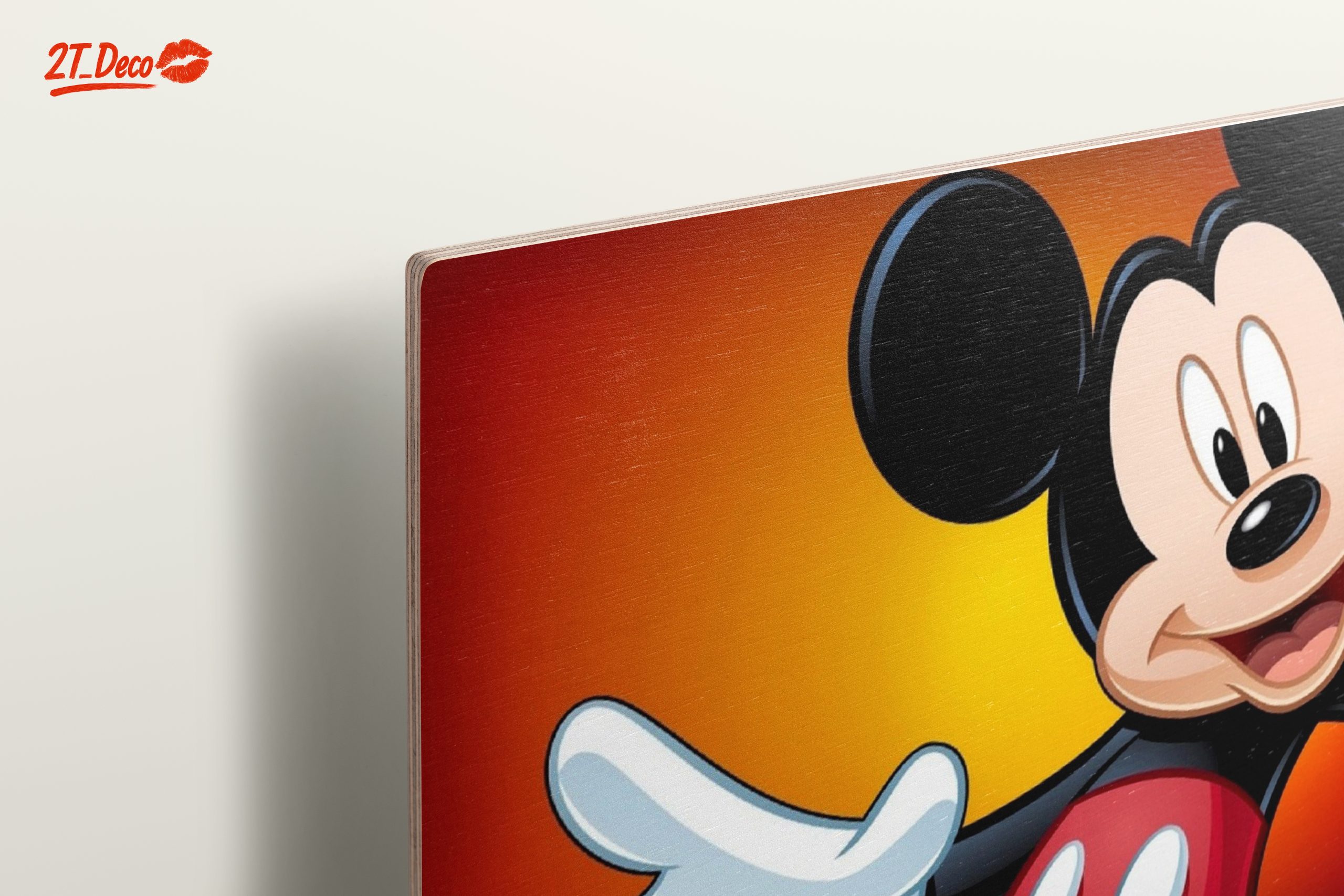 Mickey Mouse Artwork on Bright Background - Image 15