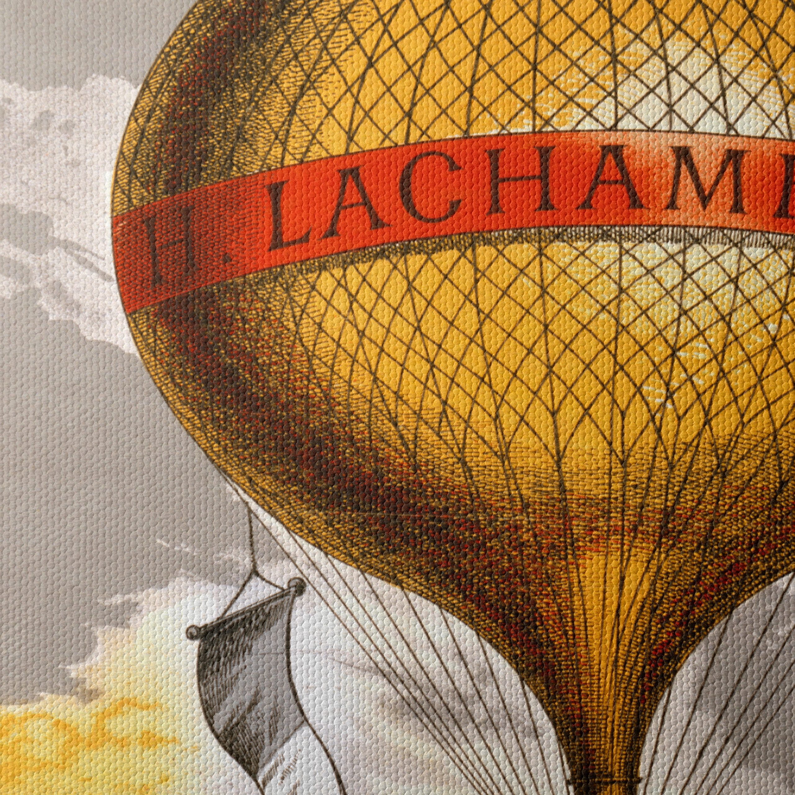 Vintage Hot Air Balloon Adventure Art - Image 4