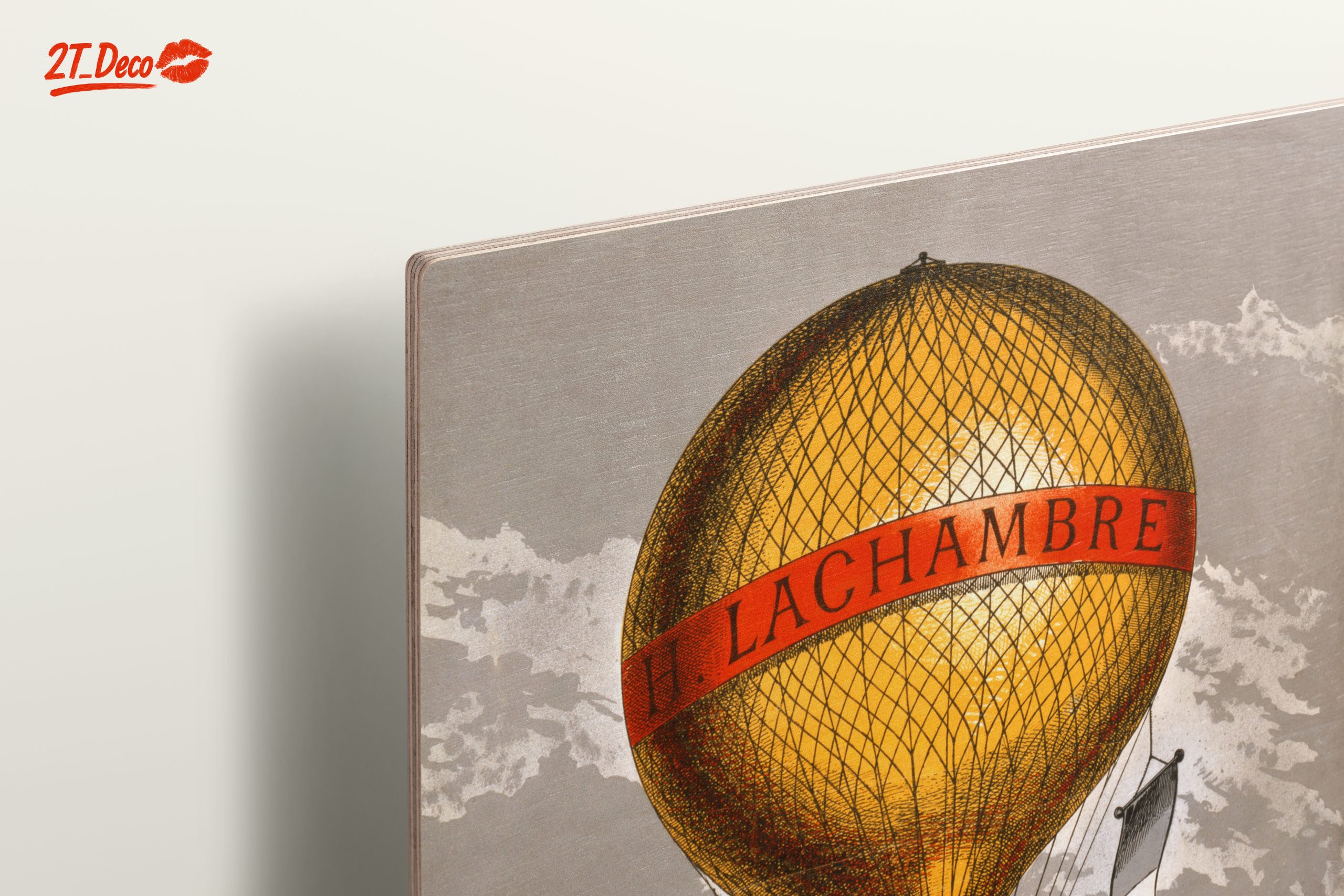 Vintage Hot Air Balloon Adventure Art - Image 15