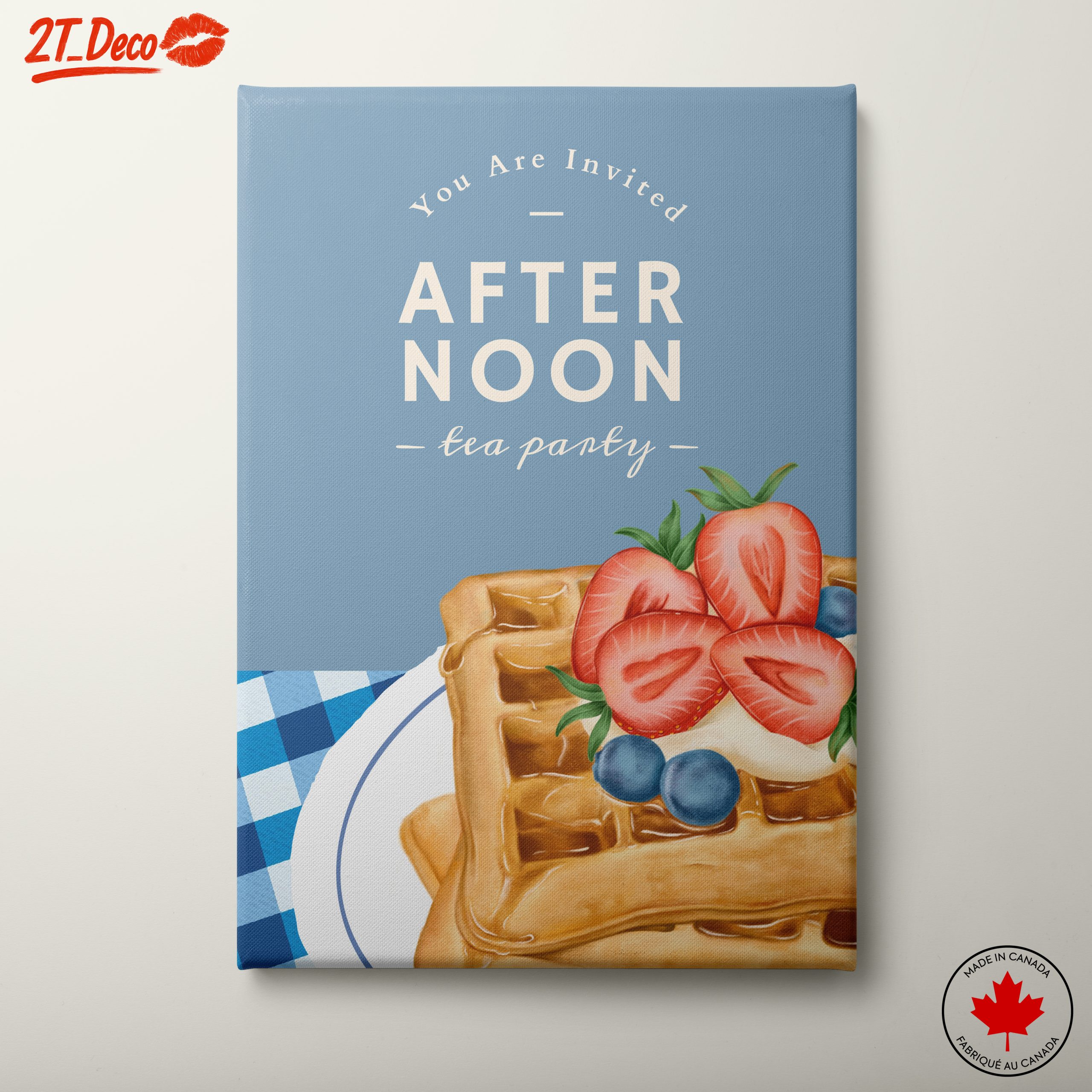 Afternoon Tea Party Invitation Art